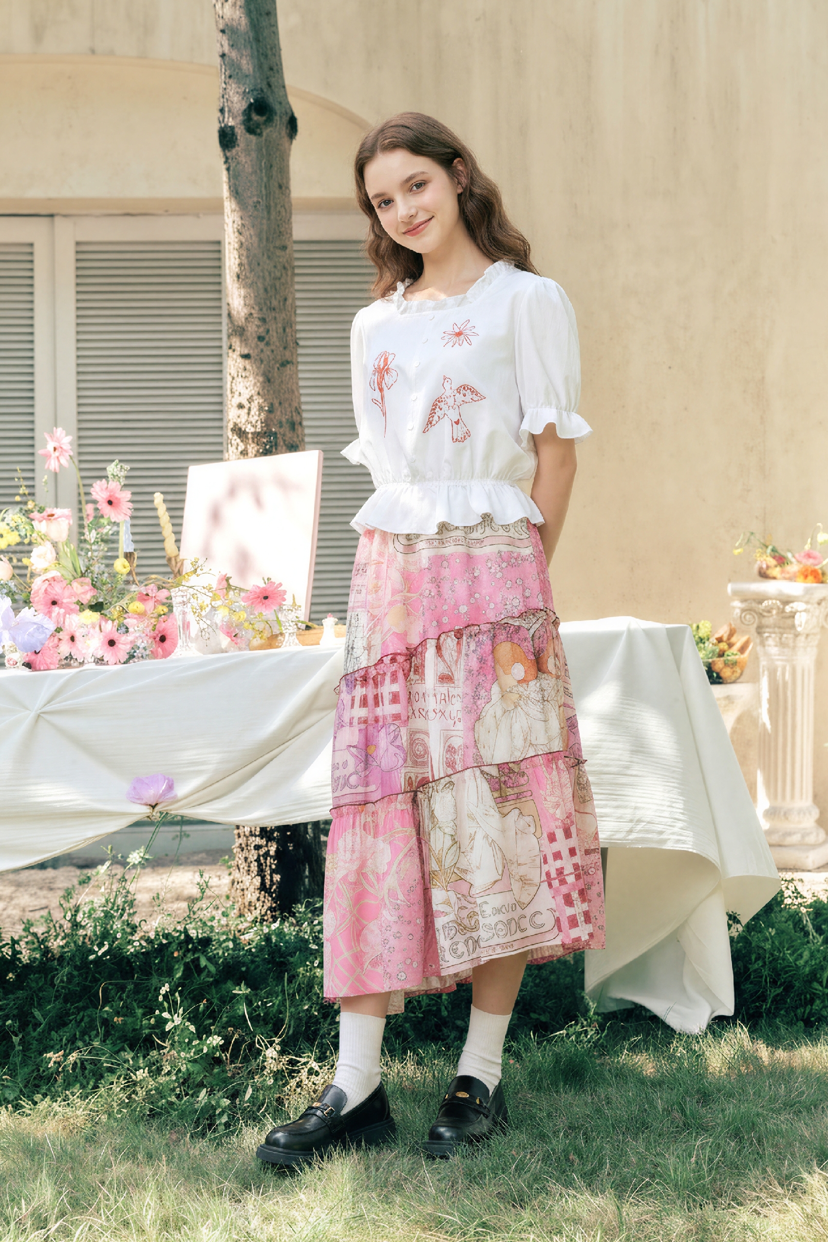 Unique Asymmetrical Skirt