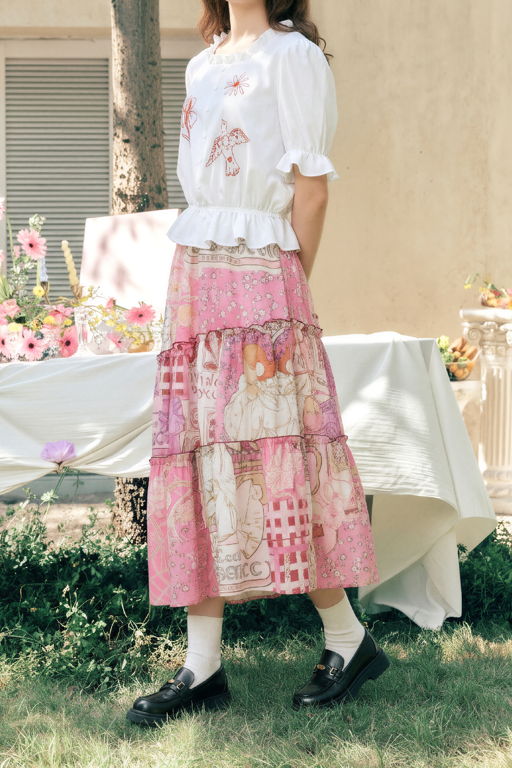 Unique Asymmetrical Skirt