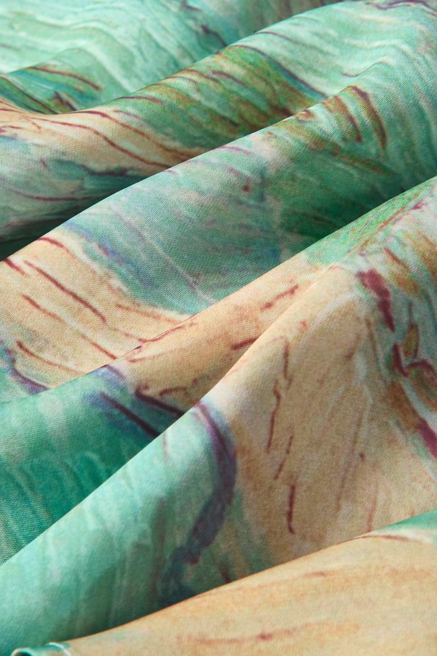 Lace Patchwork A-Line Skirt