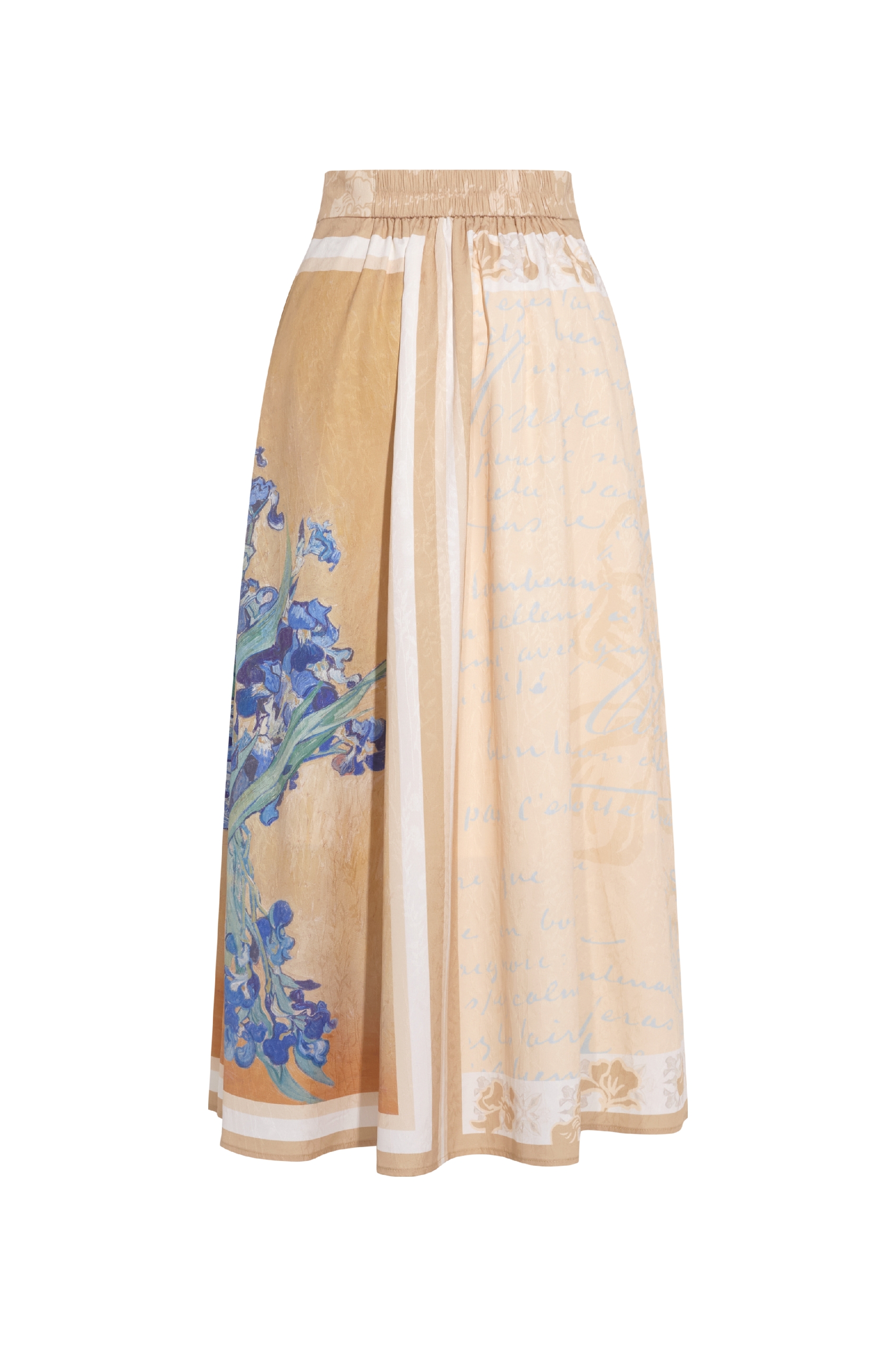 High-Waisted Print Skirt