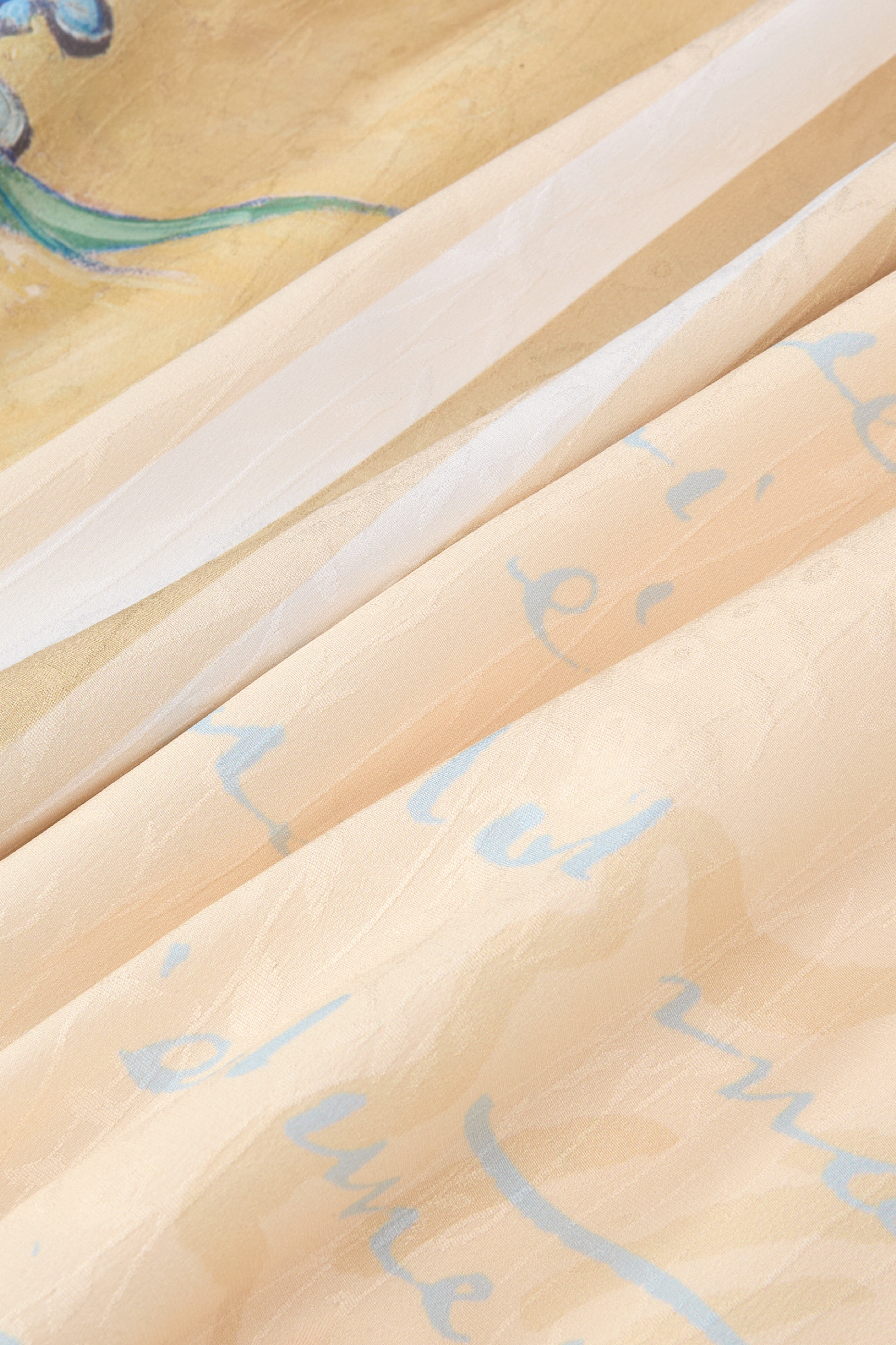 High-Waisted Print Skirt