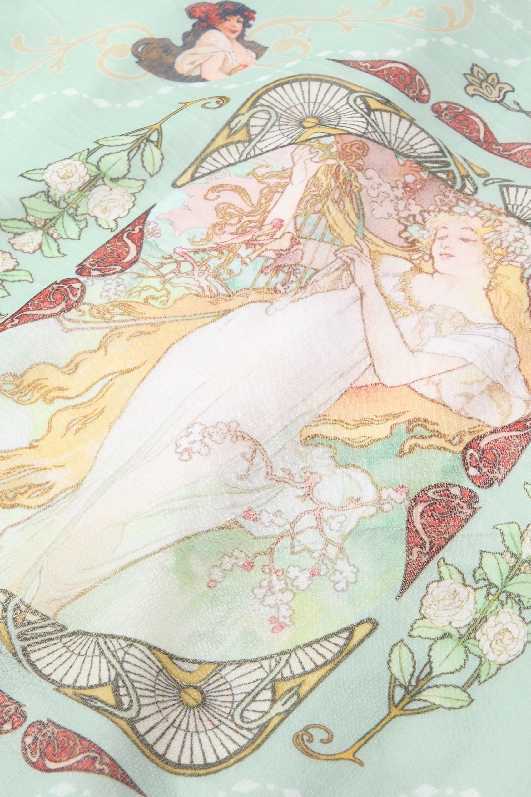 Printed Asymmetrical Skirt