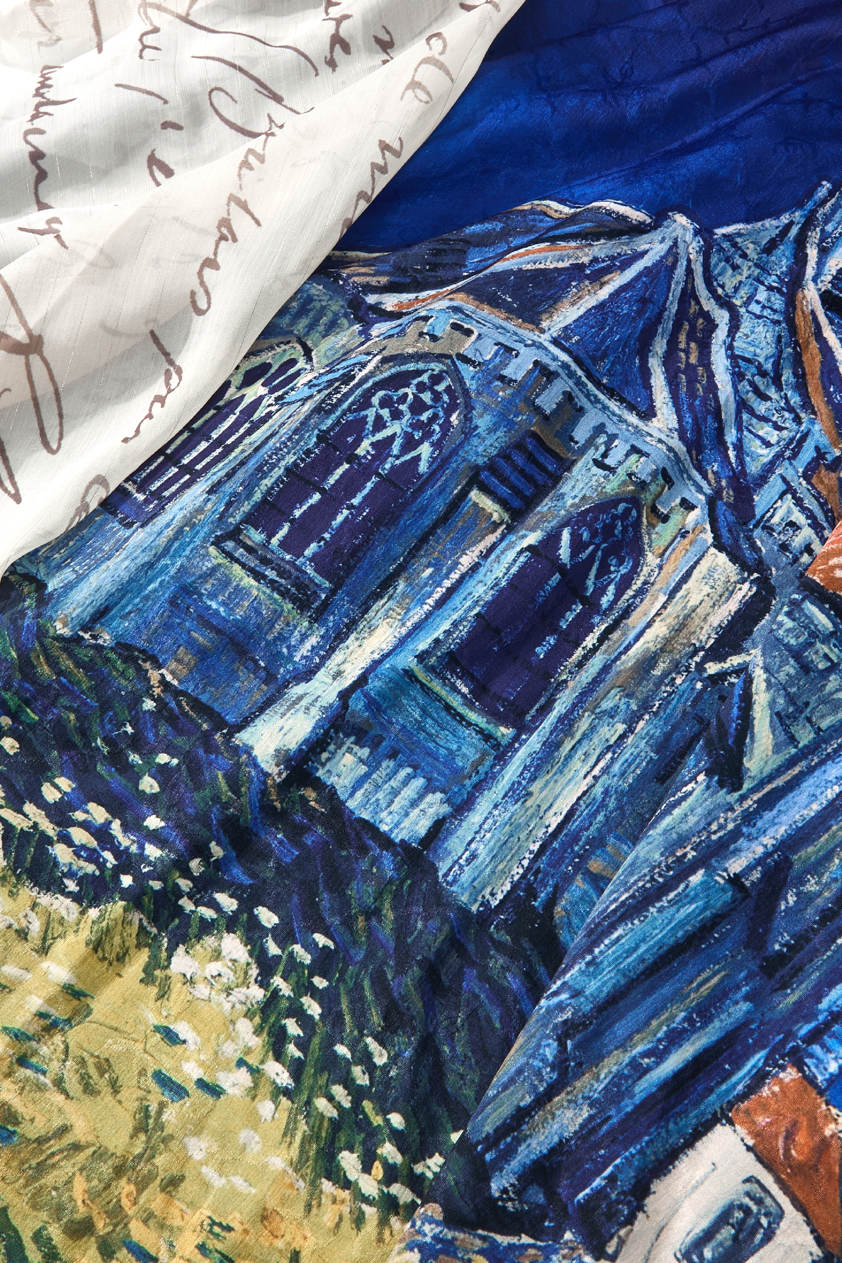 Tassel Trim Printed Skirt