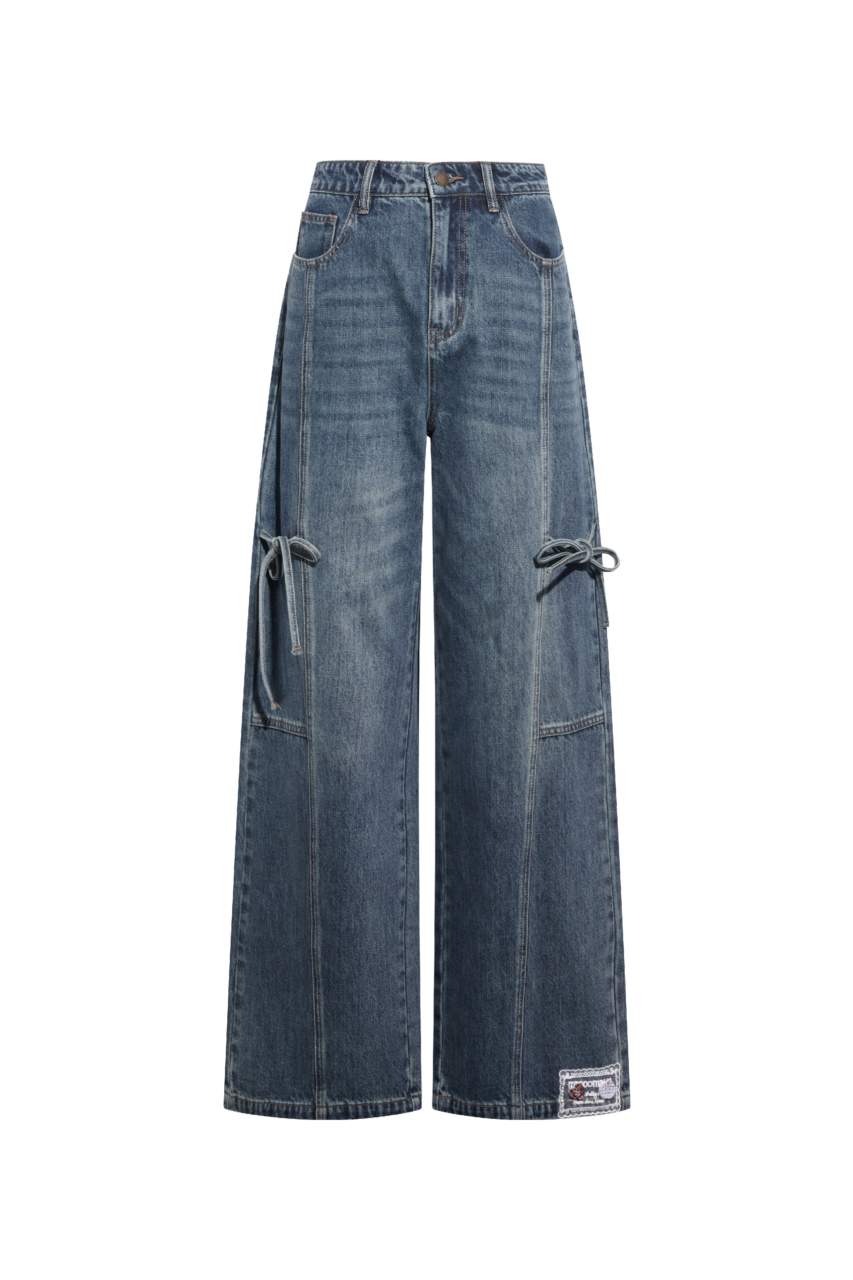 High-Waisted Wide-Leg Jeans