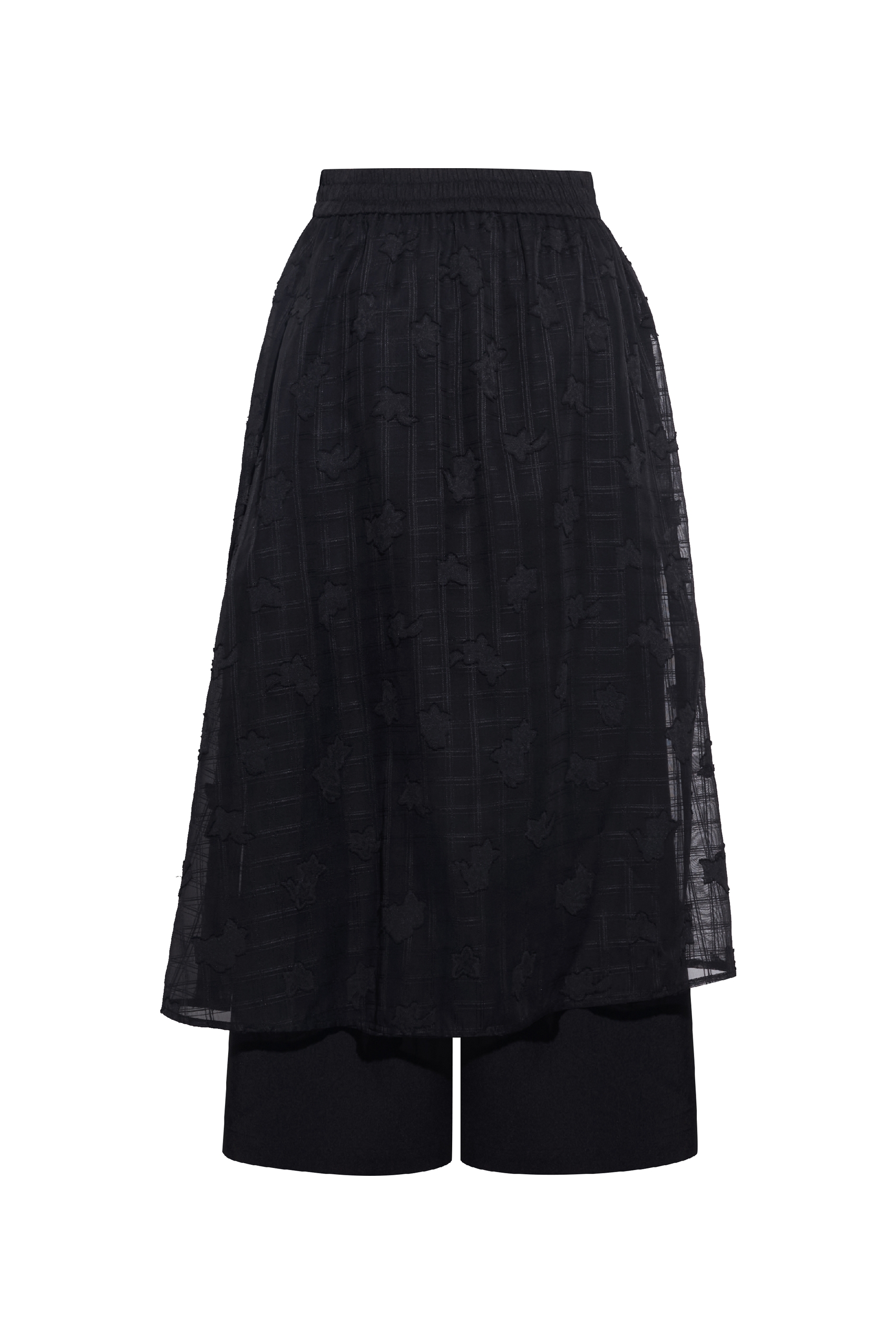 White Lace Casual Pants