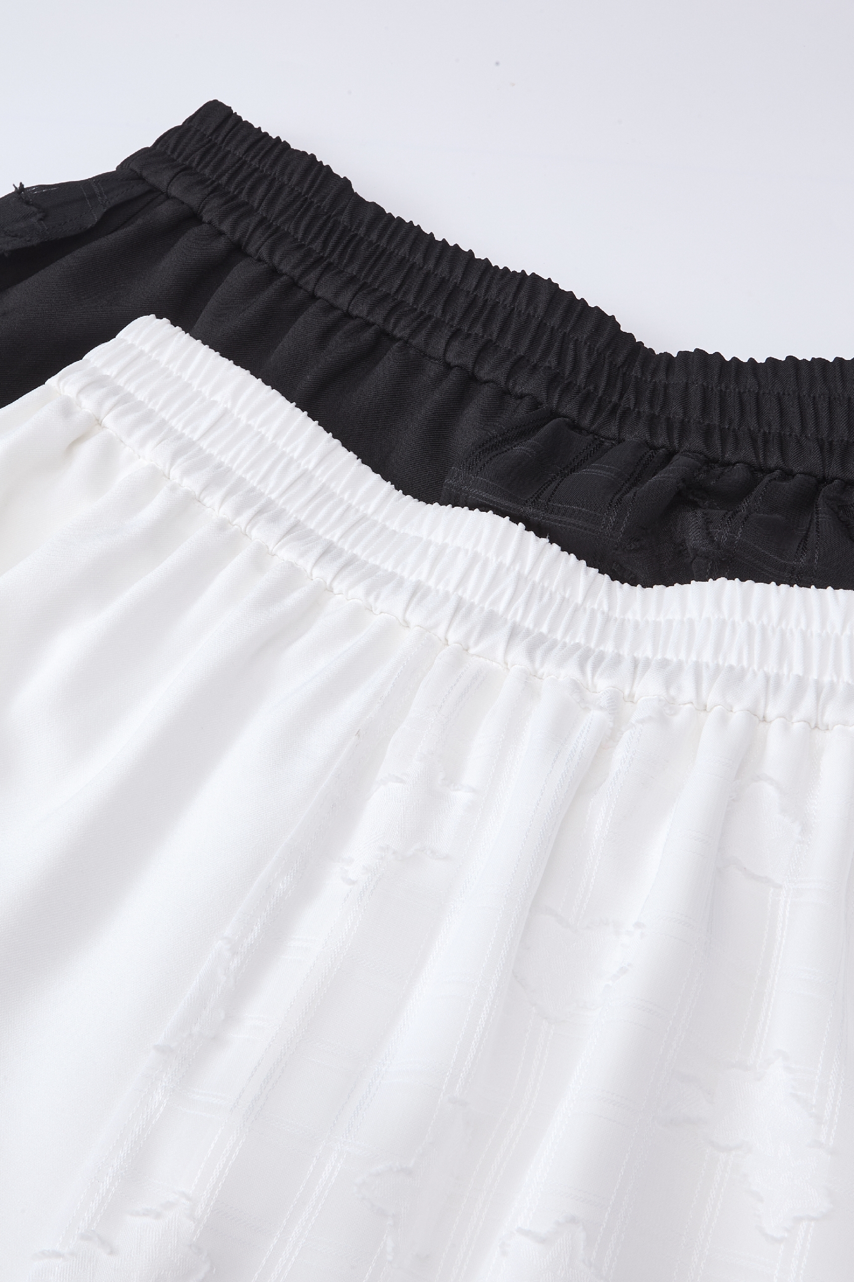 White Lace Casual Pants