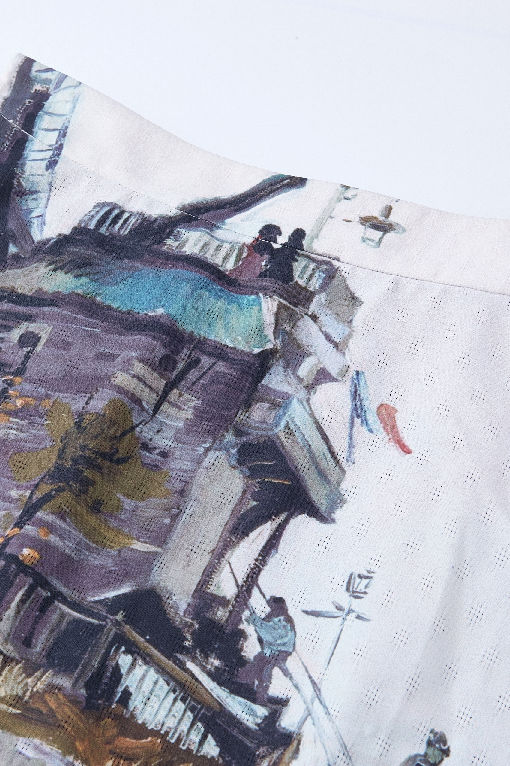 Loose Fit Printed Casual Pants