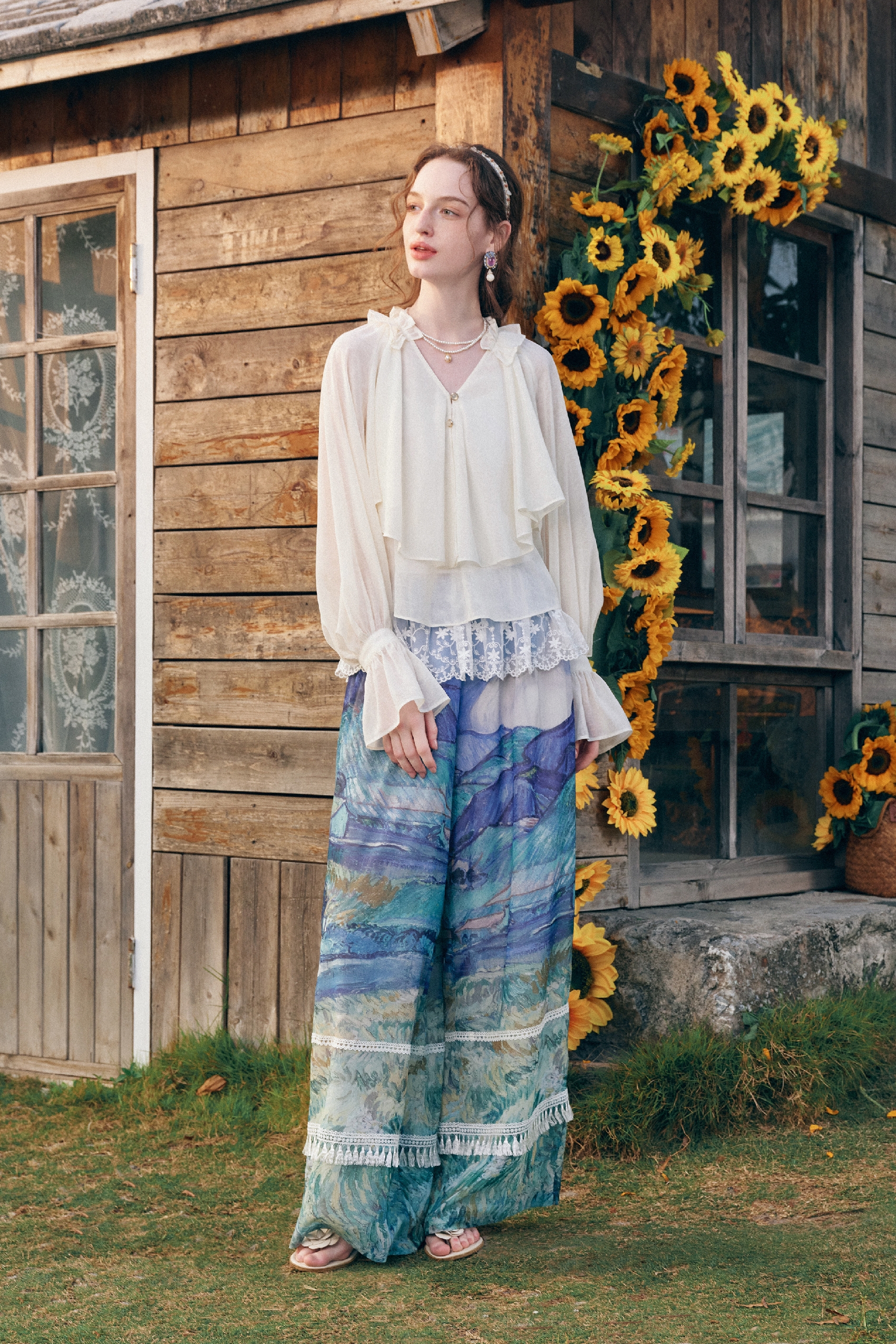 Artistic Printed Casual Pants