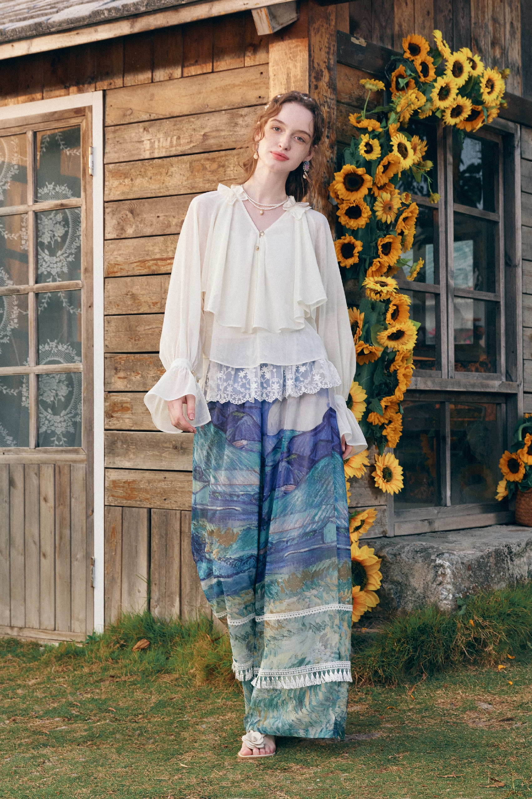 Artistic Printed Casual Pants