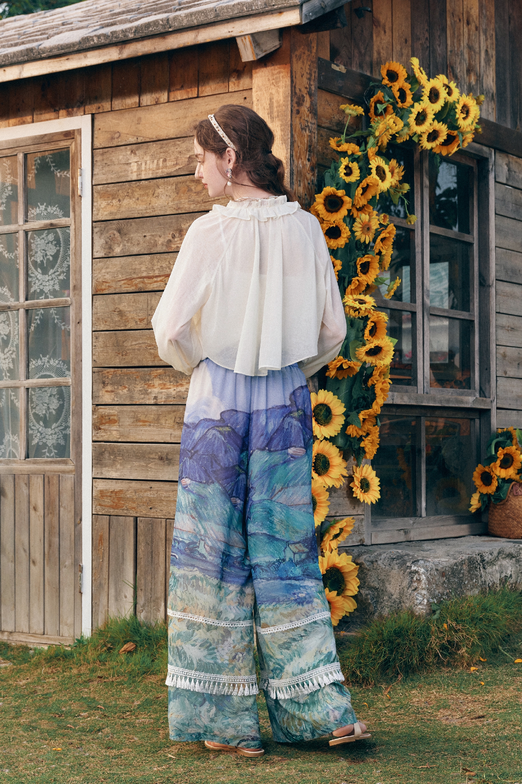 Artistic Printed Casual Pants