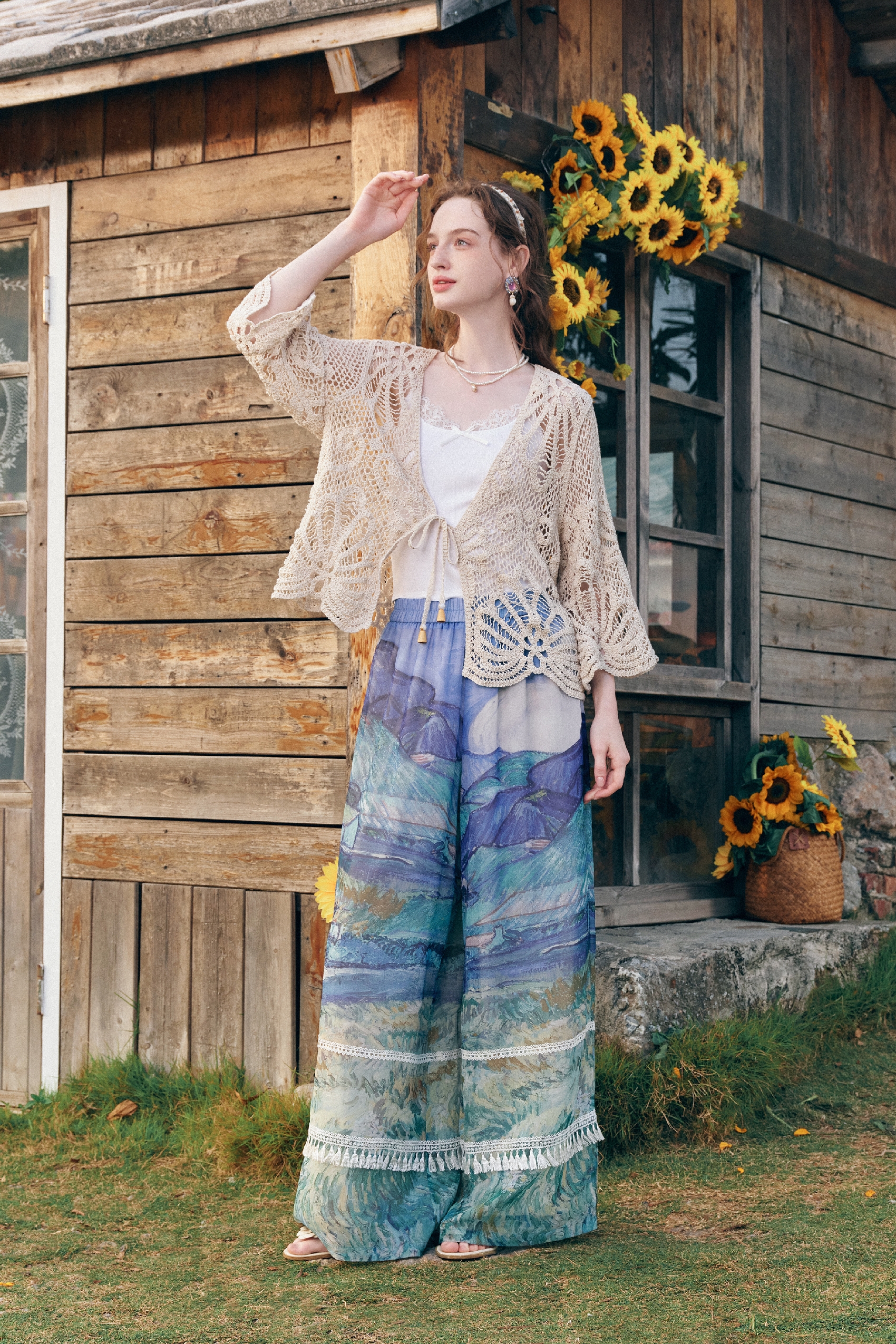 Artistic Printed Casual Pants