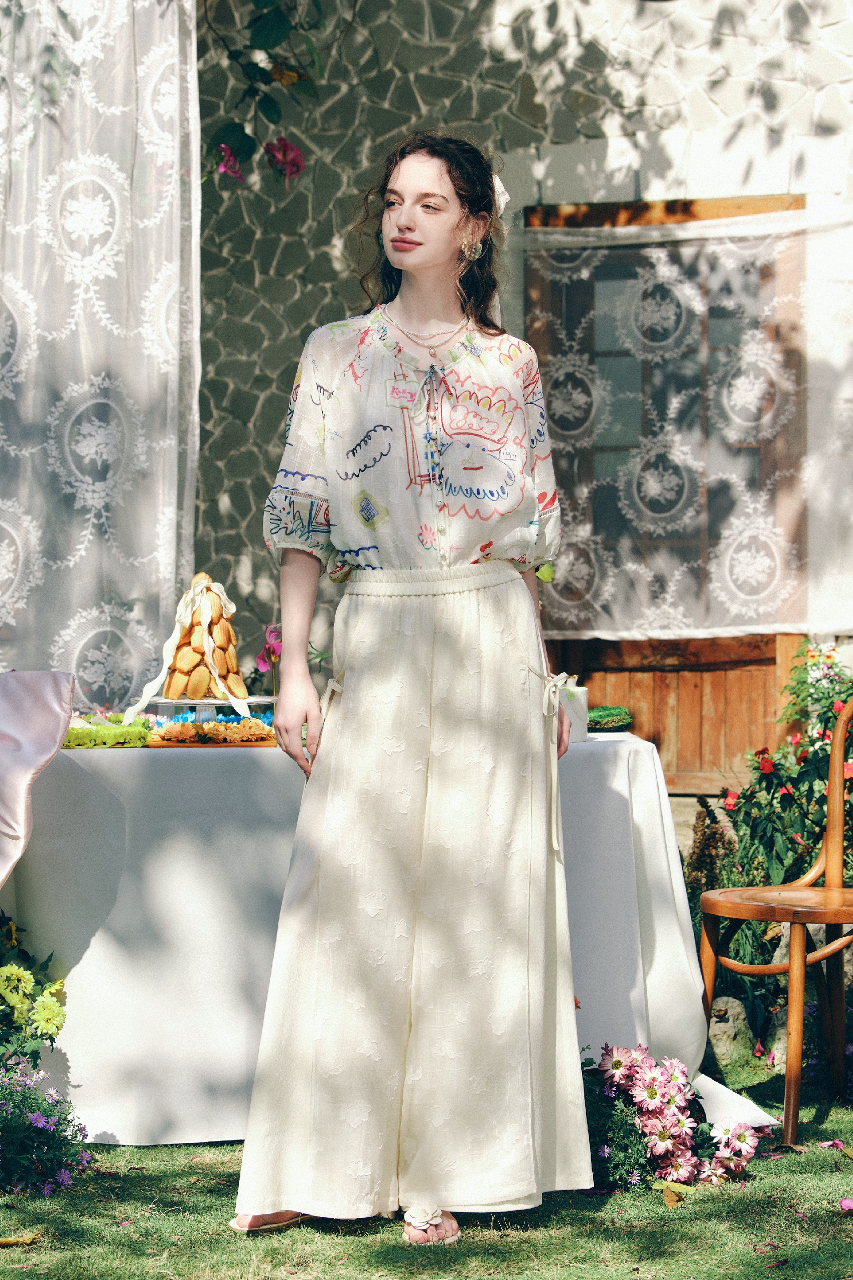 Minimalist Patchwork Casual Pants