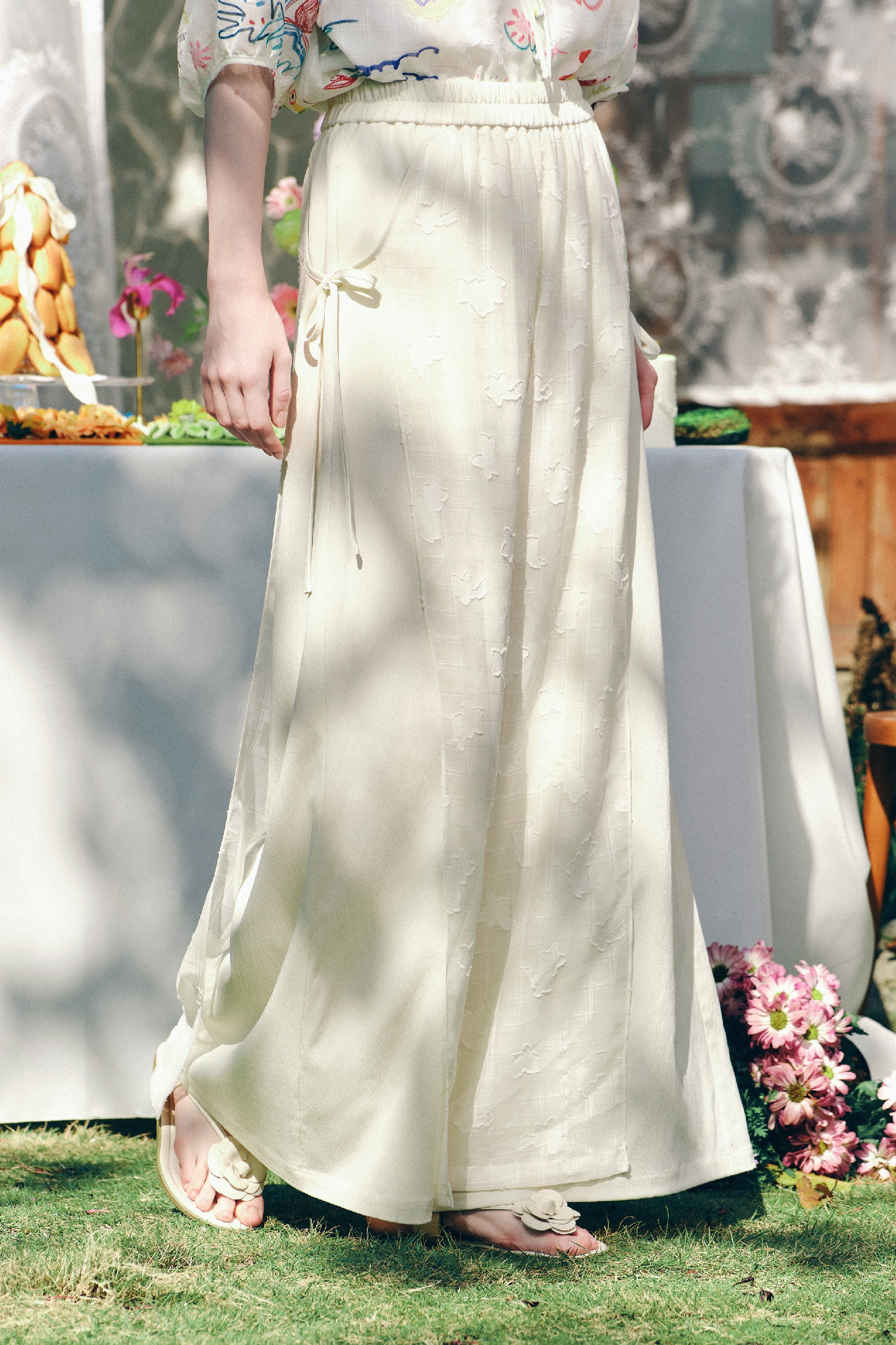 Minimalist Patchwork Casual Pants