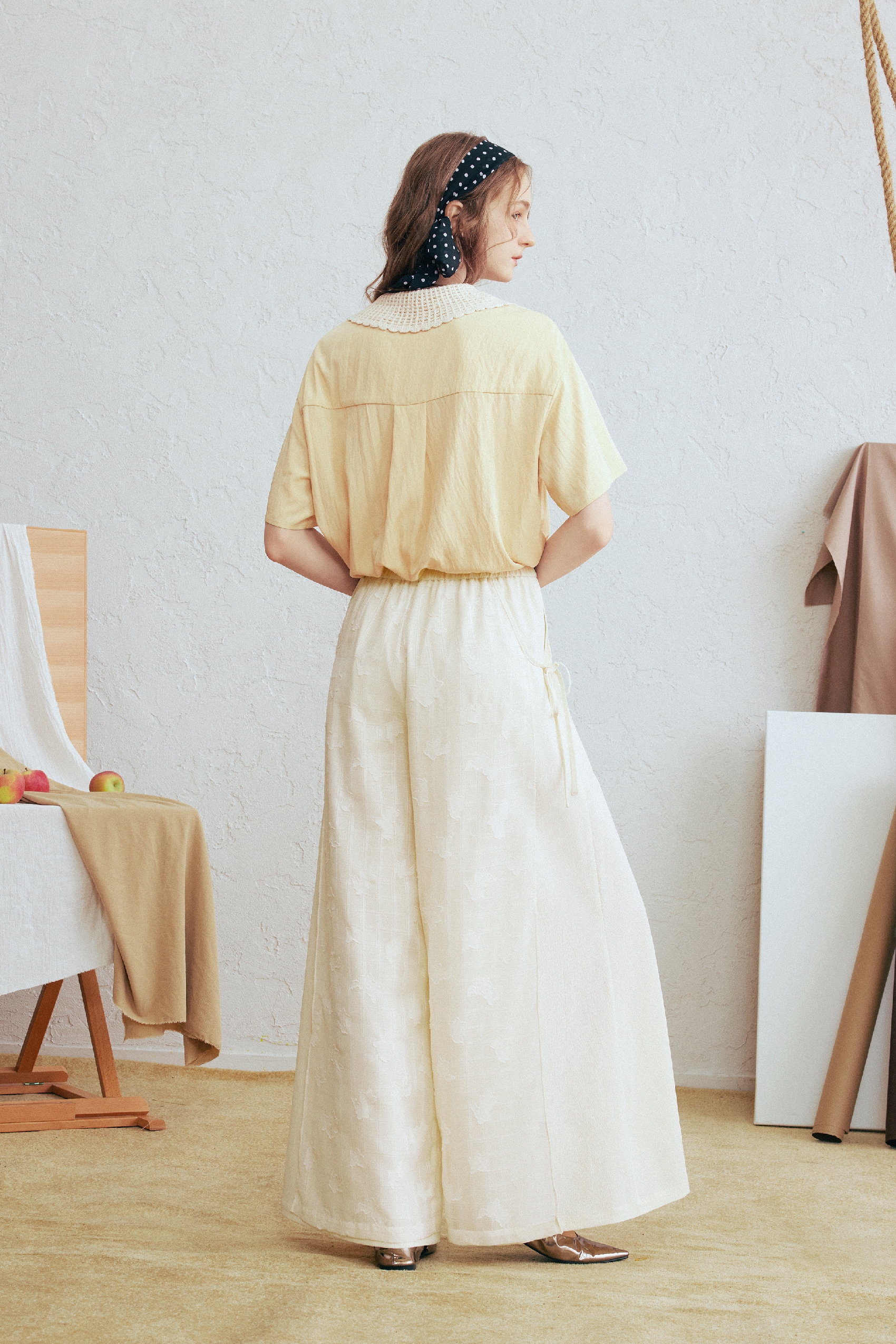 Minimalist Patchwork Casual Pants