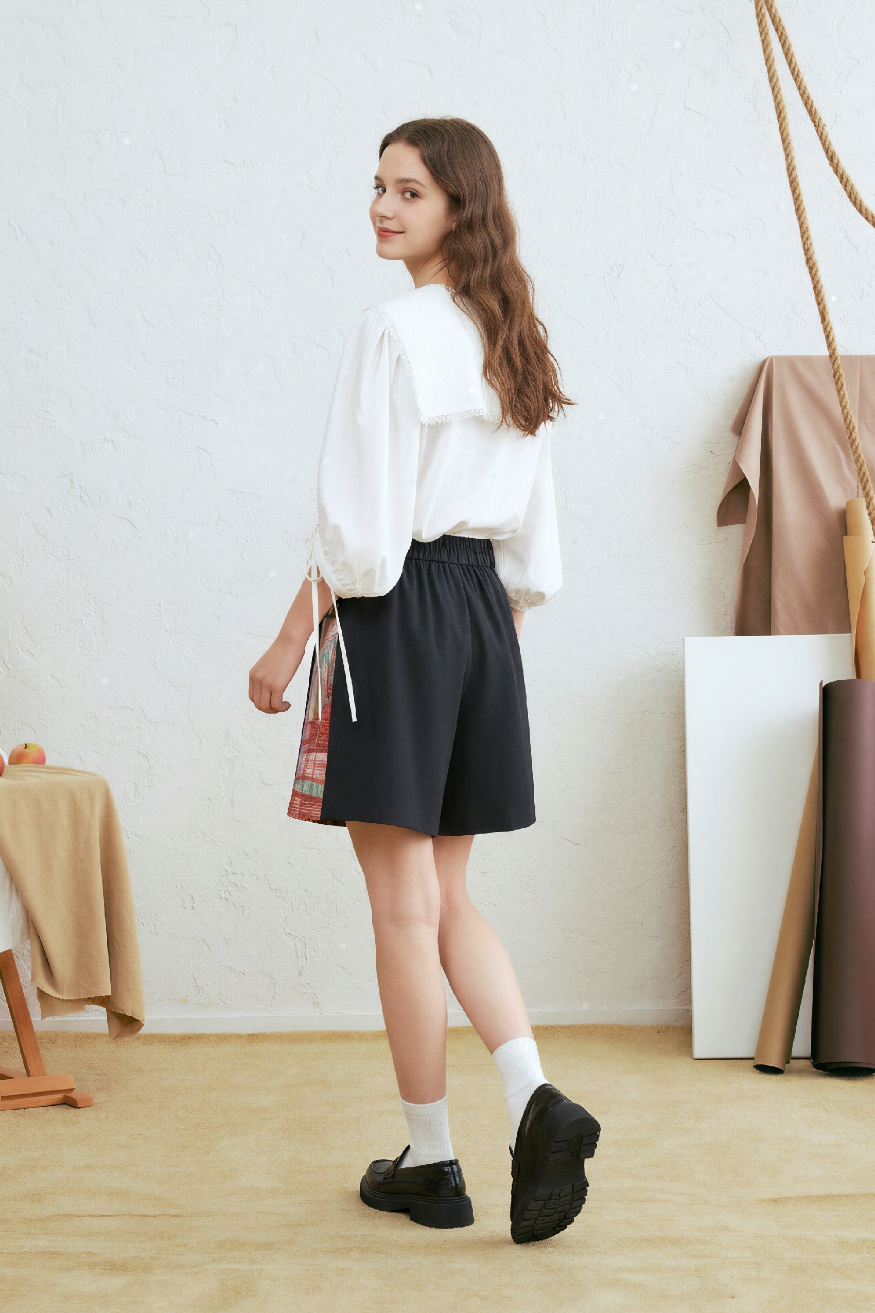 Vintage High-Waisted Shorts