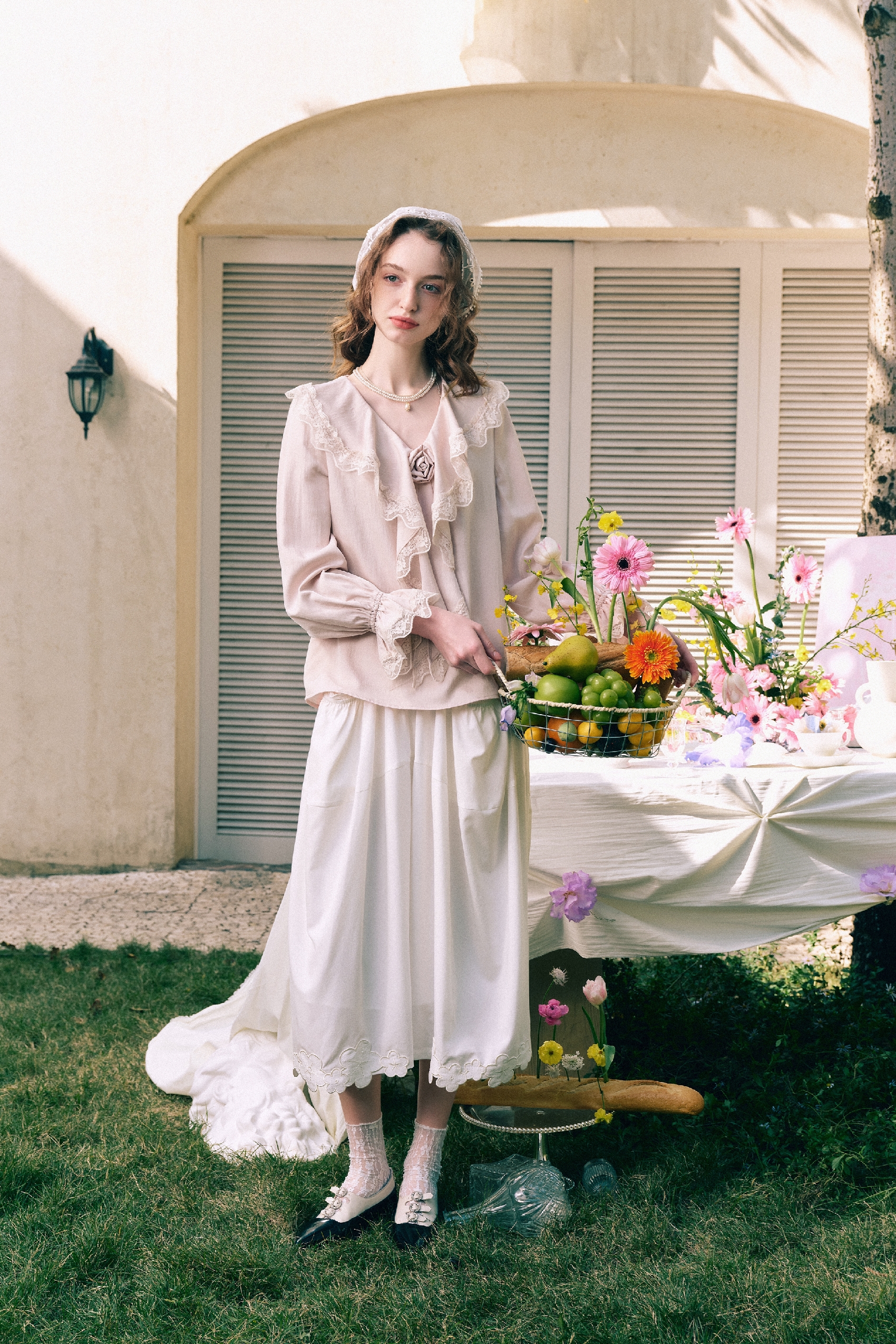 French-Style Pink Shirt