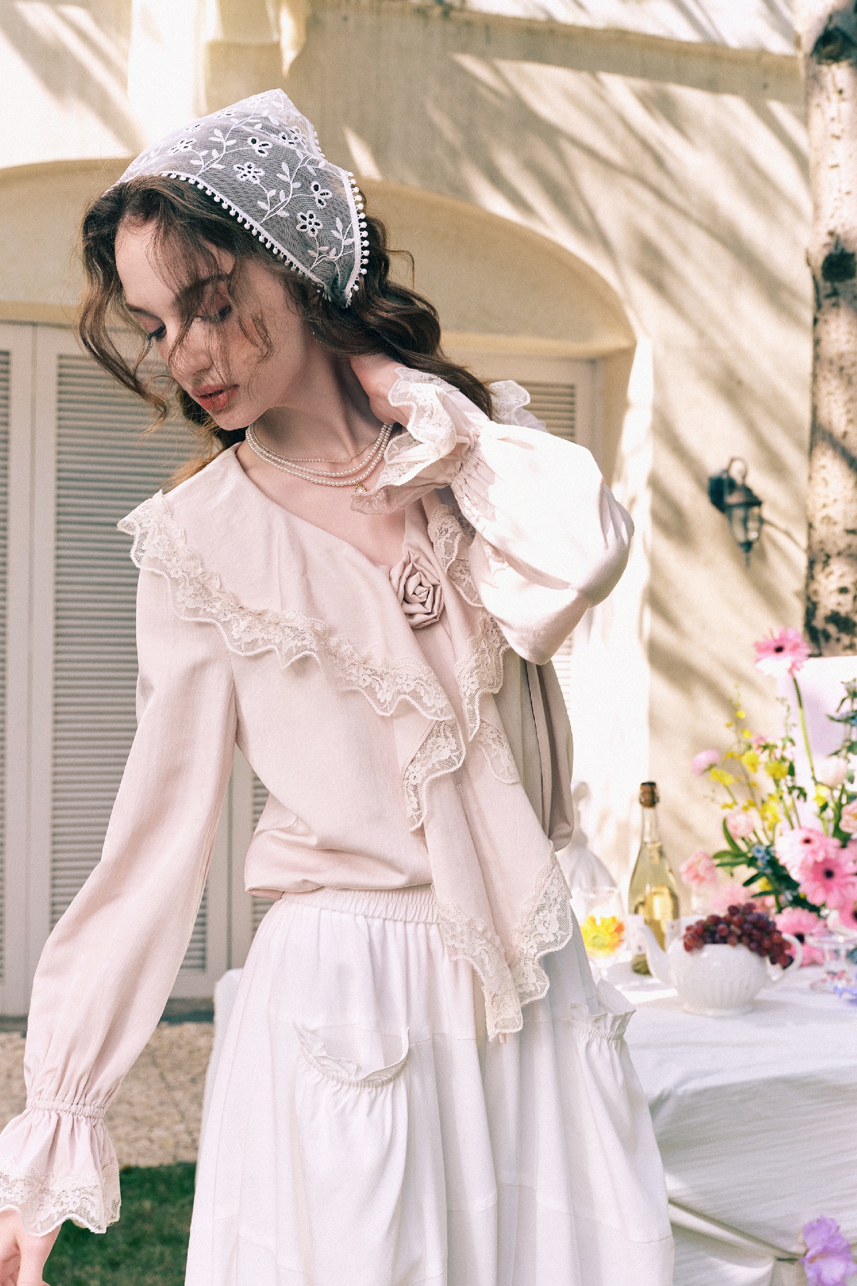 French-Style Pink Shirt