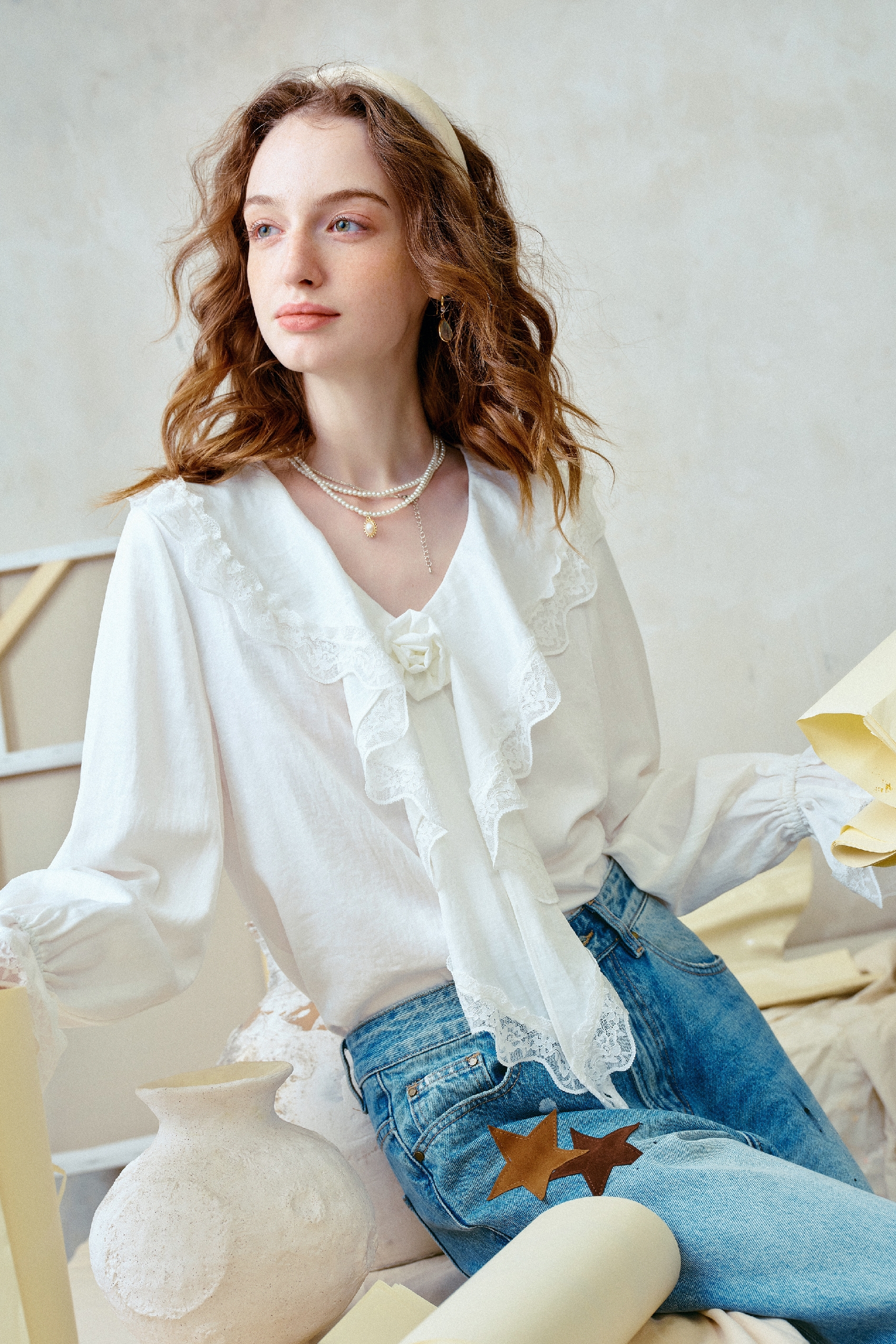 French-Style Pink Shirt