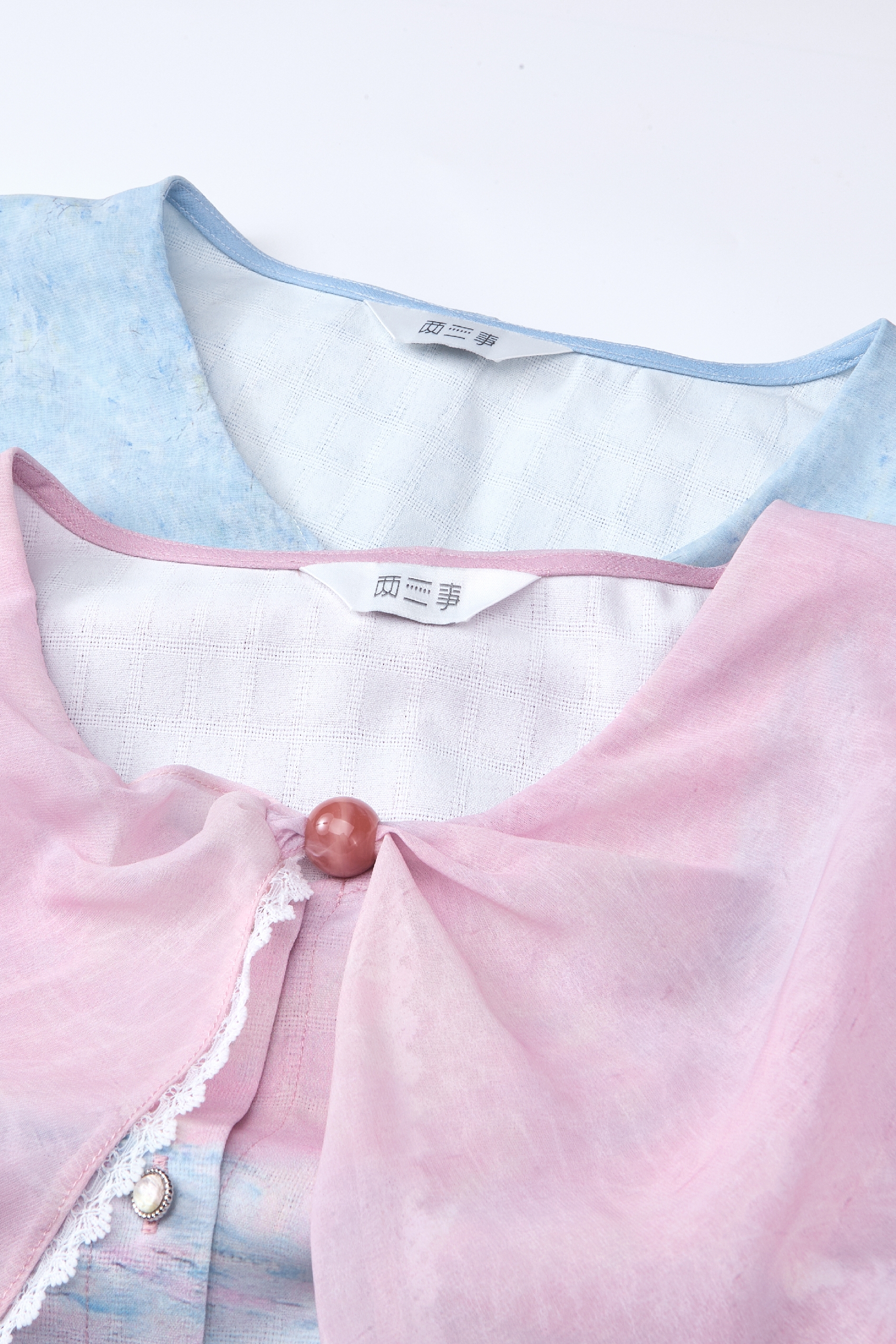 Printed Long Sleeve Chiffon Blouse