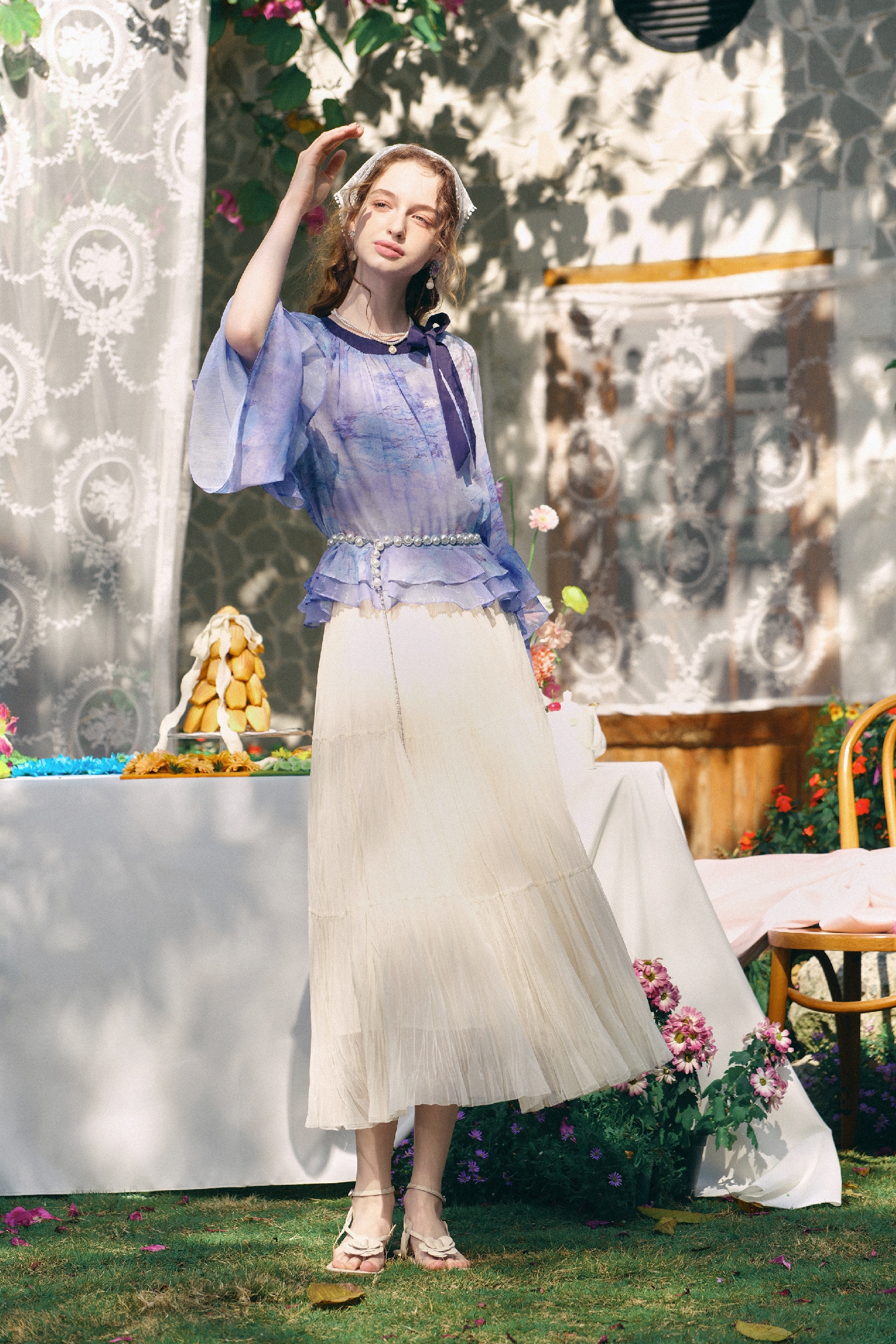 Purple Relaxed-Fit Shirt