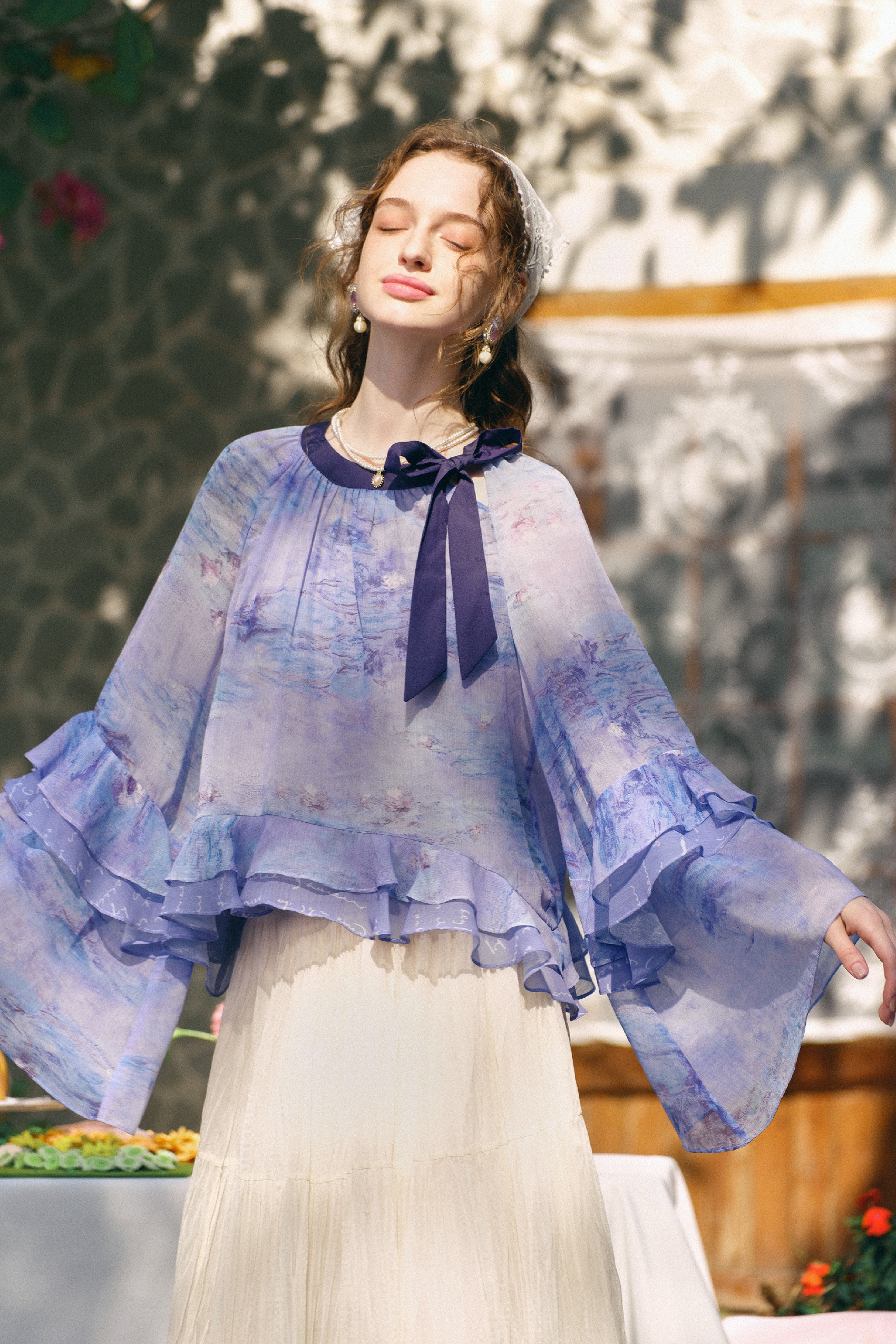 Purple Relaxed-Fit Shirt