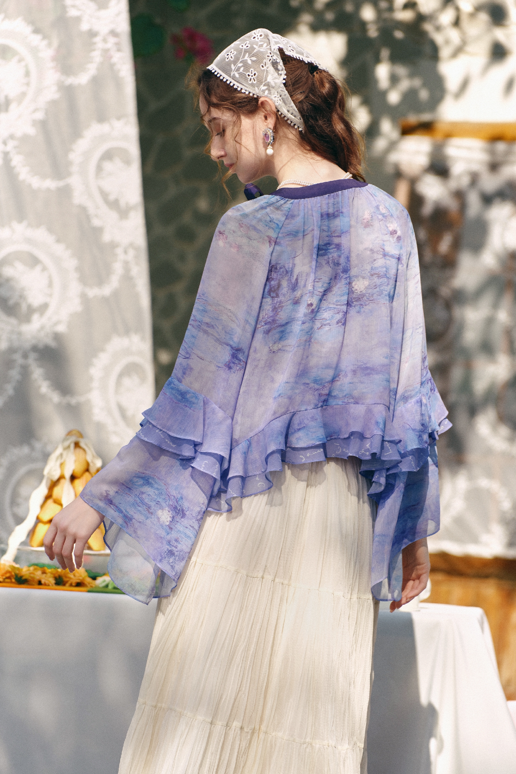Purple Relaxed-Fit Shirt