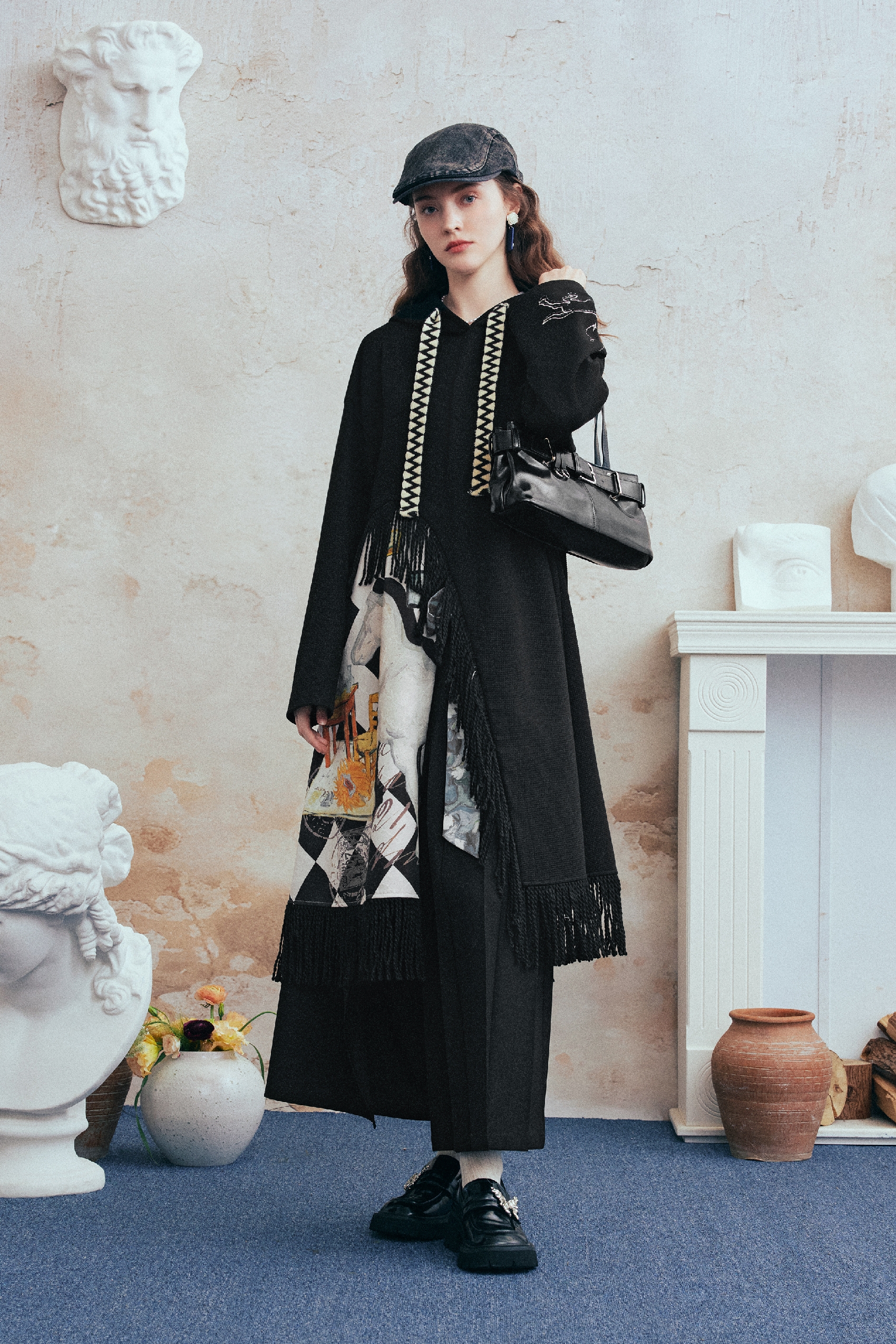 Hooded Designer Sweatshirt Dress