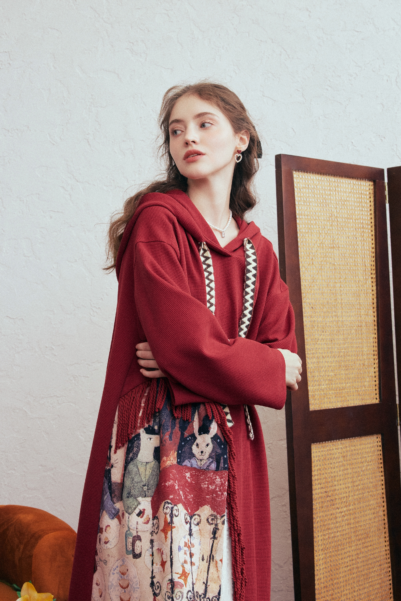 Hooded Designer Sweatshirt Dress