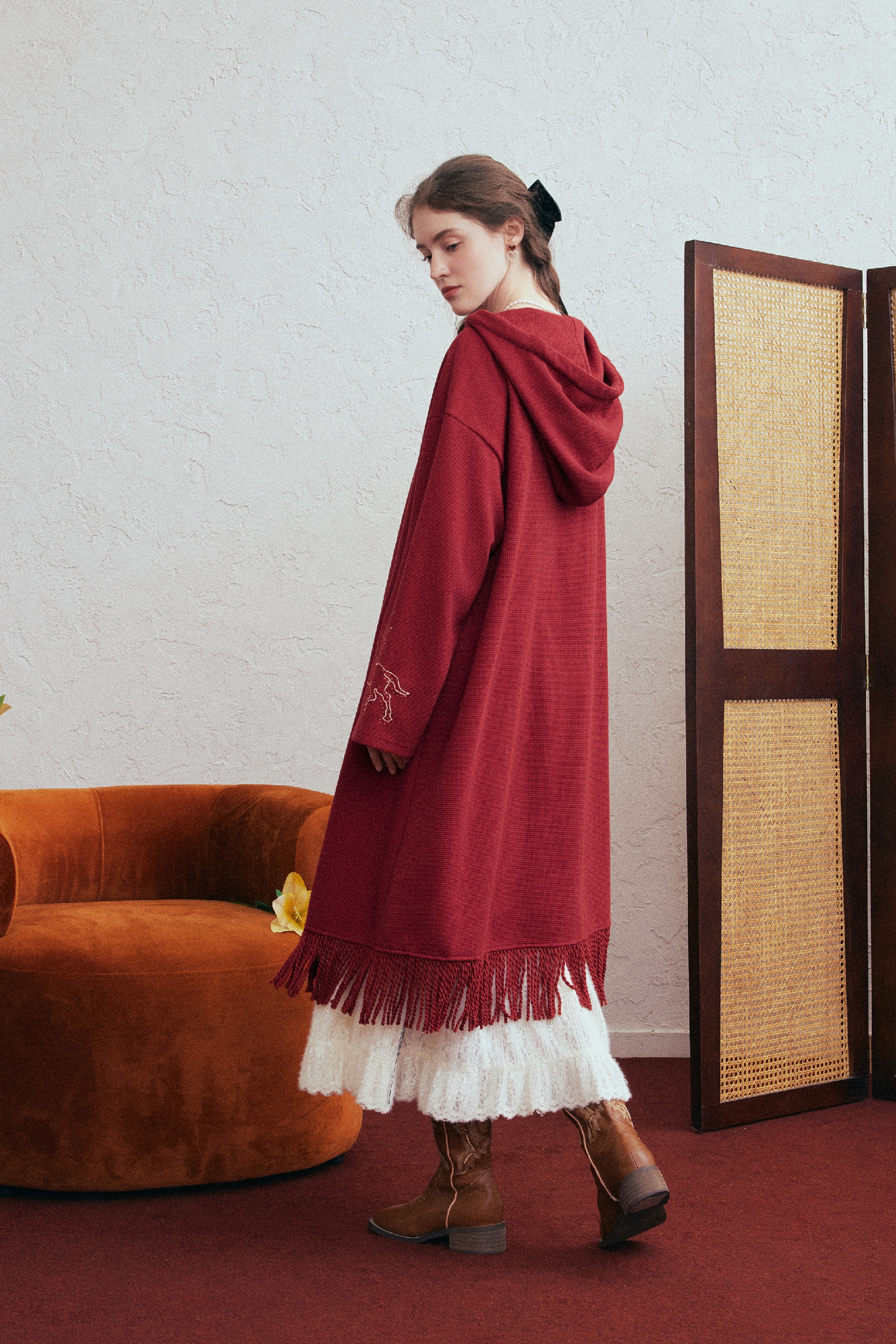 Hooded Designer Sweatshirt Dress