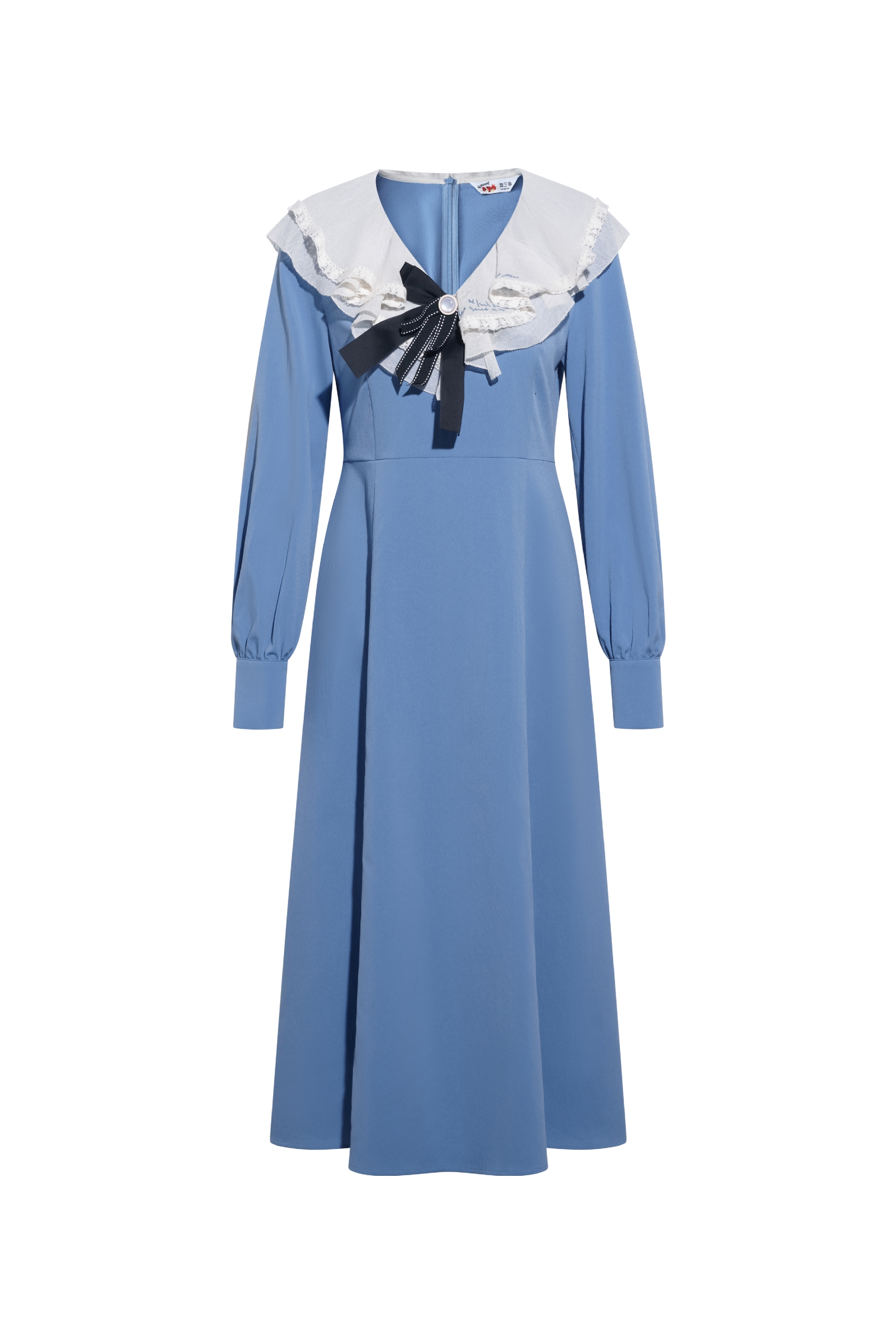 Vintage Embroidered Dress-LYONSENS
