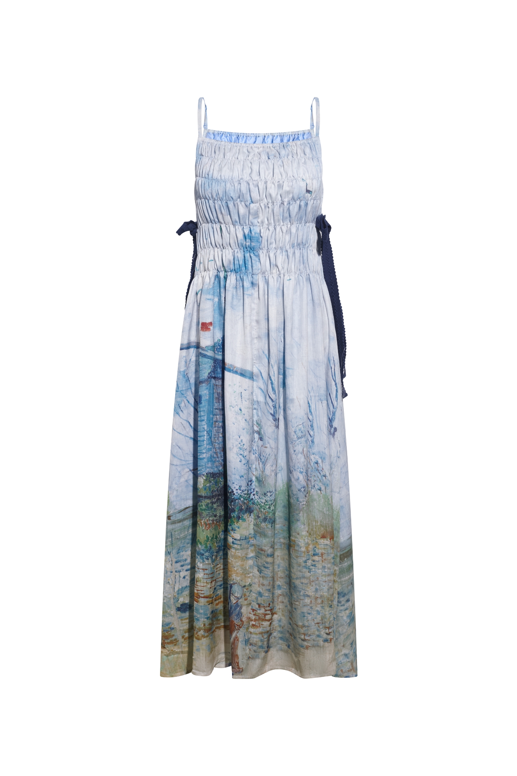 Printed Spaghetti Strap Dress