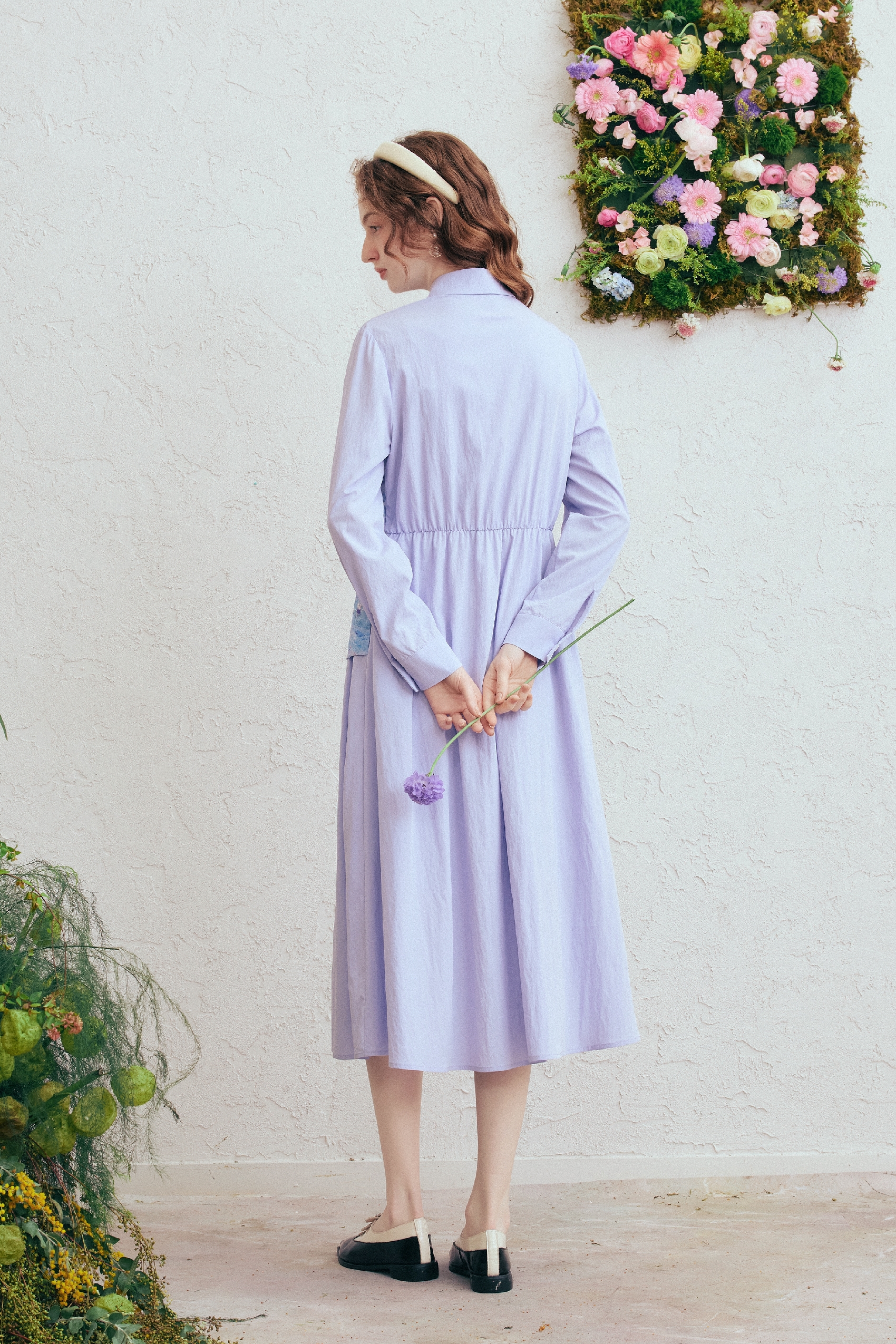 Embroidered A-Line Dress