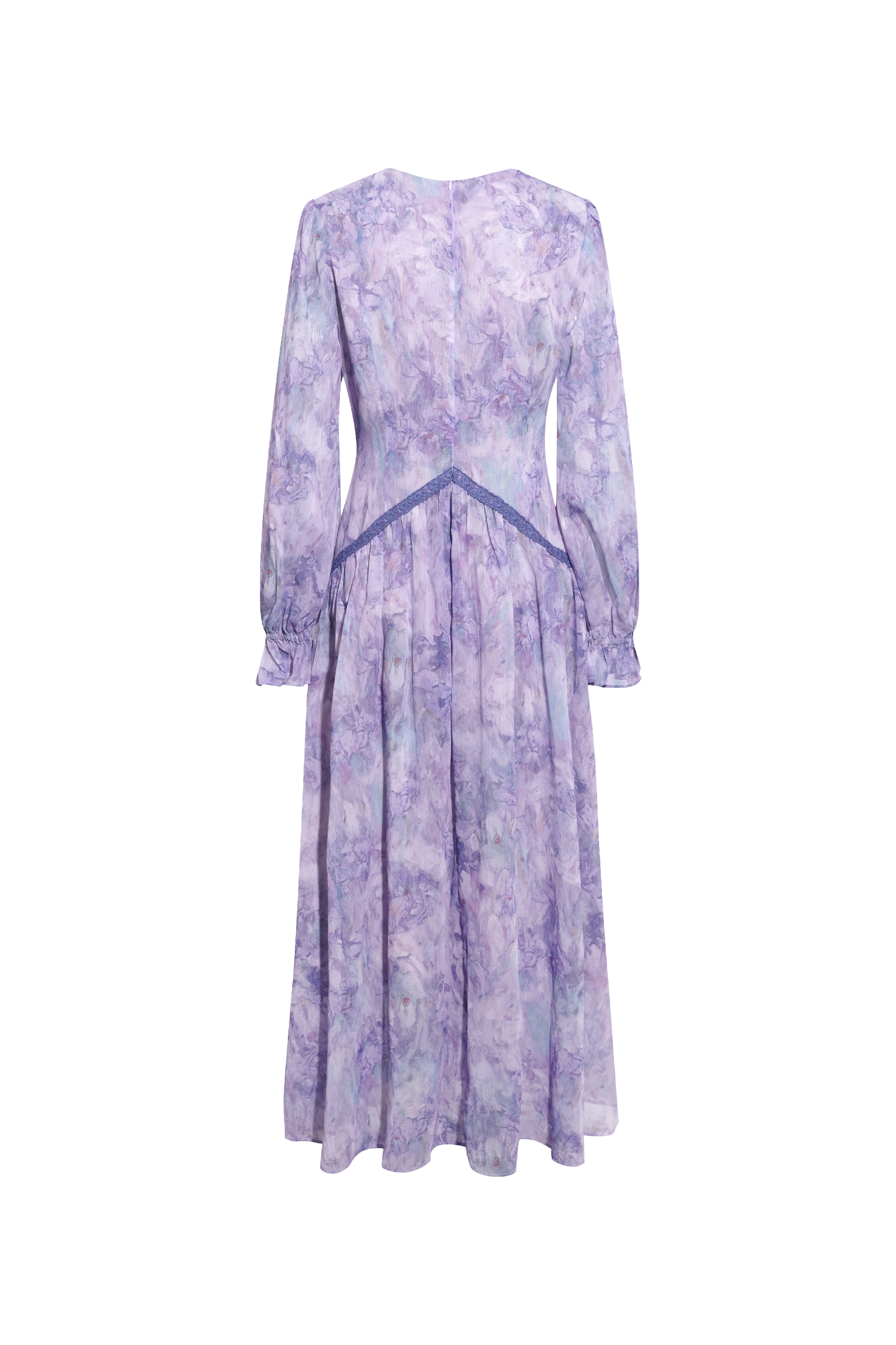 French-Inspired Chiffon Dress