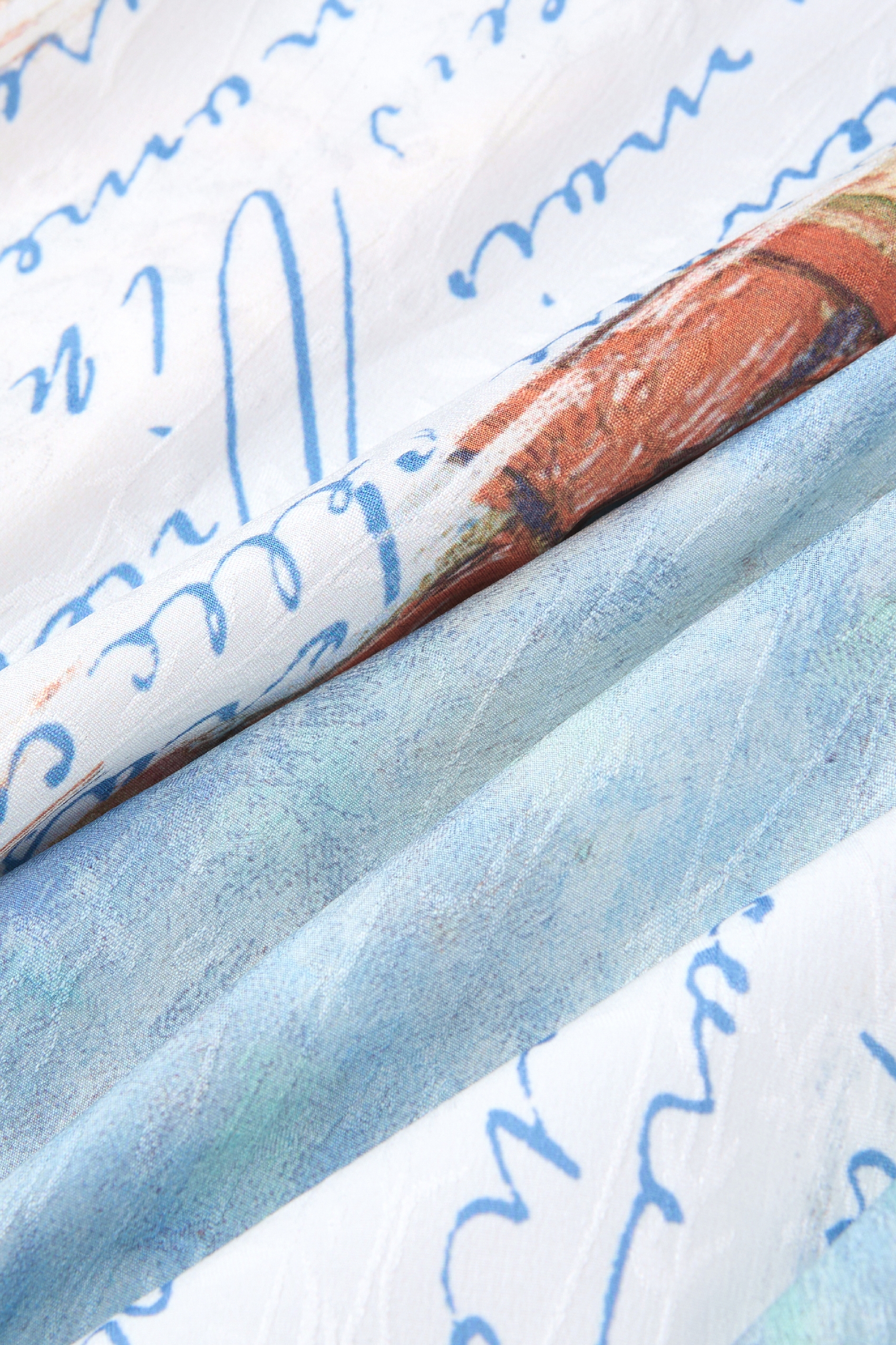 Waist-Cinching Printed Dress