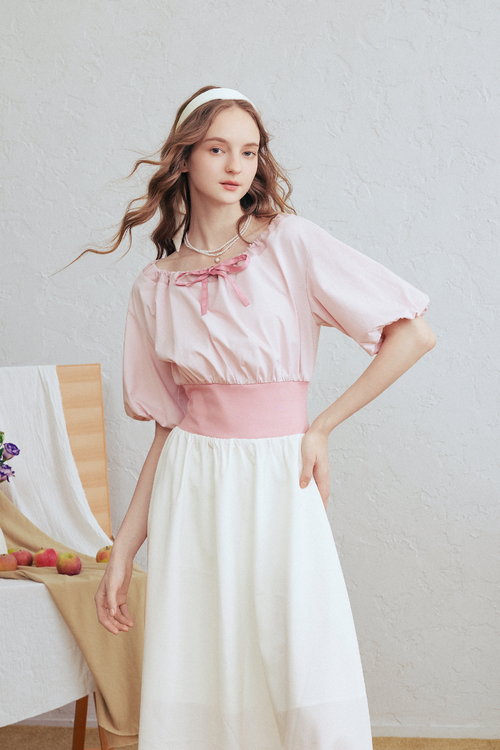 Vintage Puff Sleeve Dress