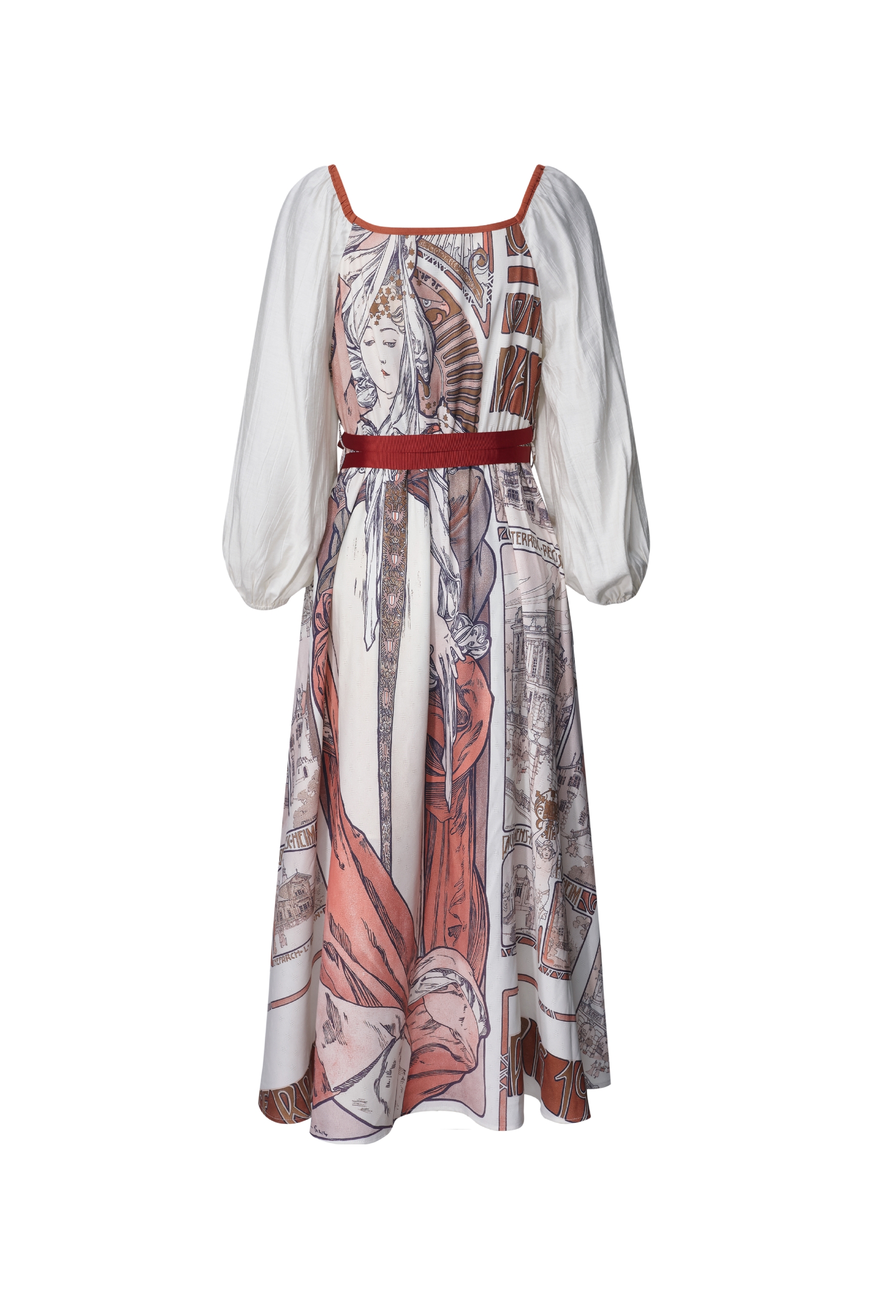 Oil Painting Print Dress