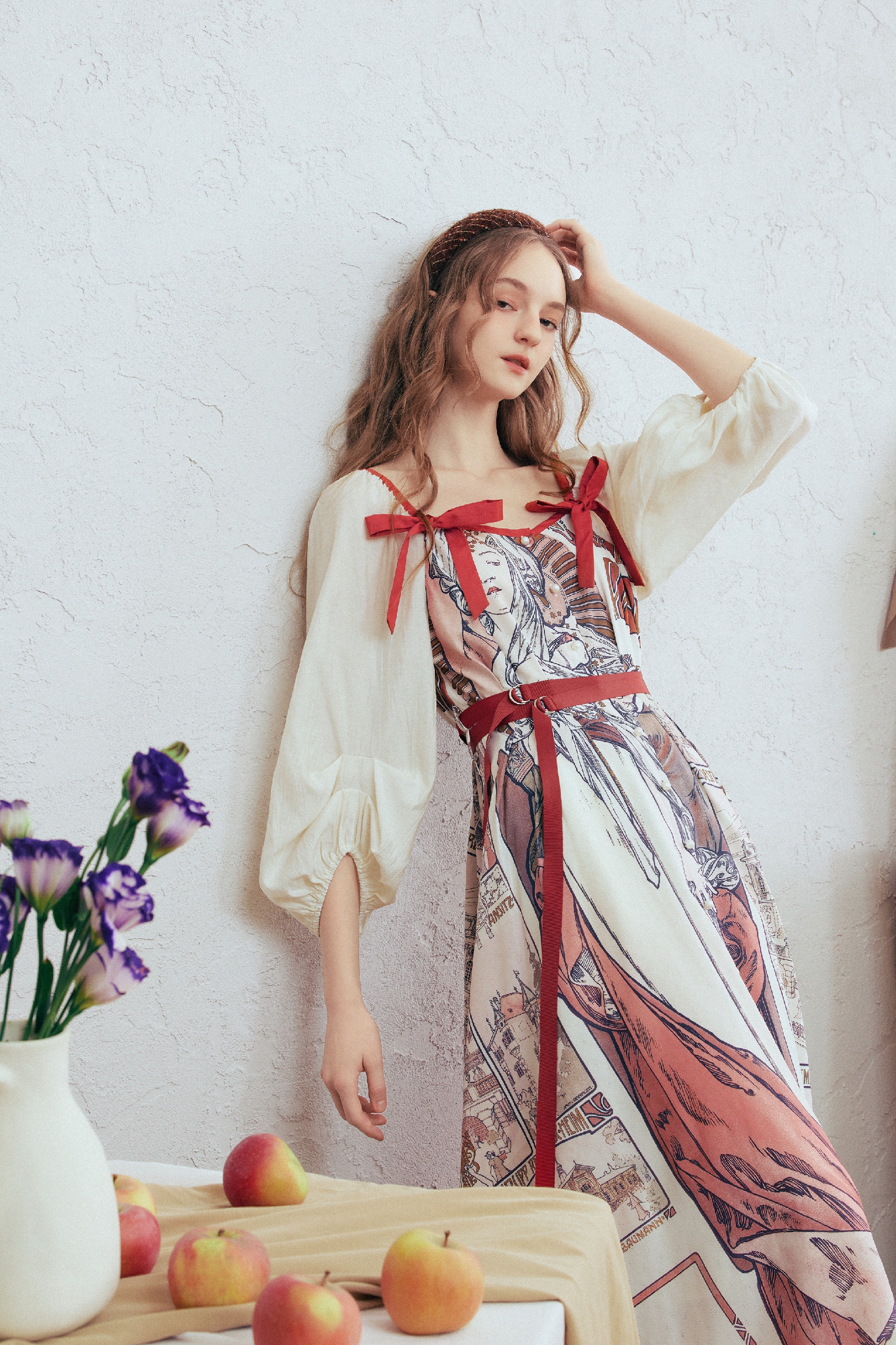 Oil Painting Print Dress