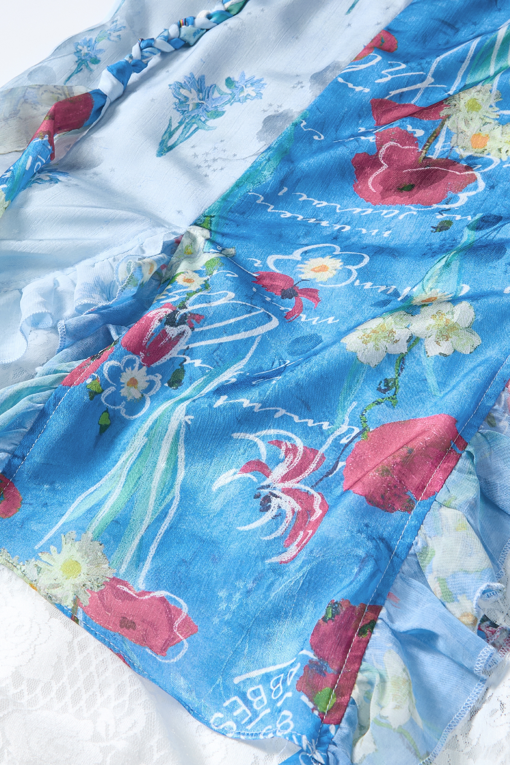 Blue French-Style Dress