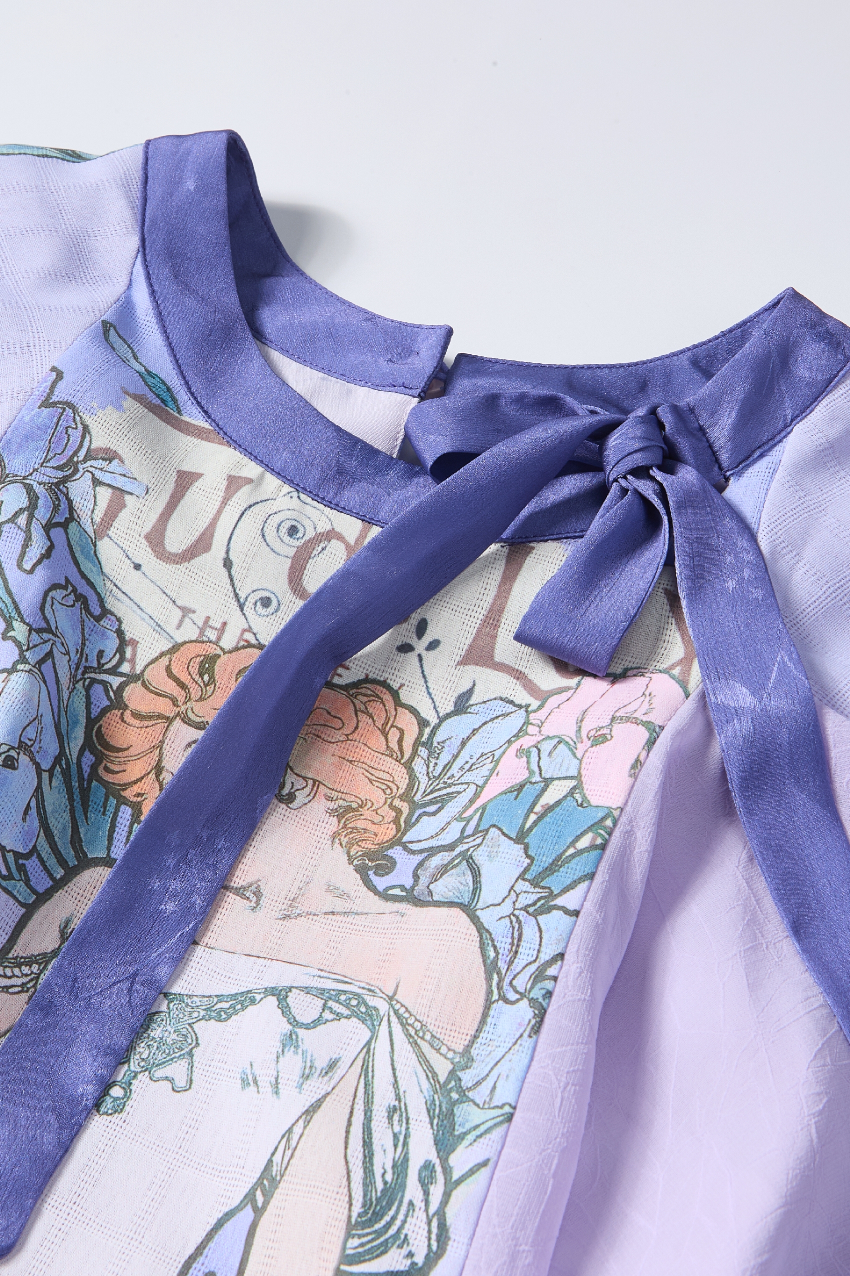 French Style Printed Dress