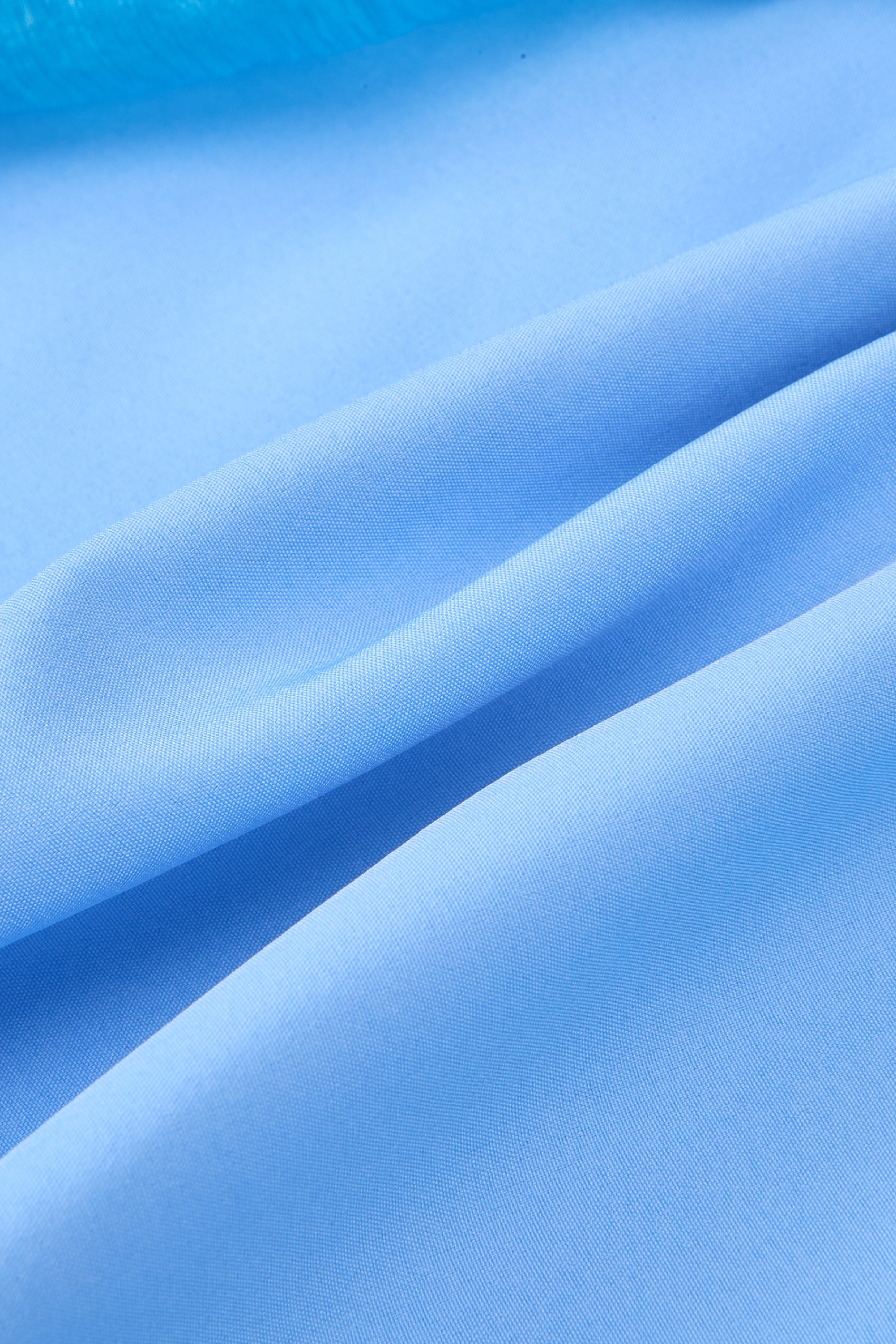 Blue Waist-Cinching Dress