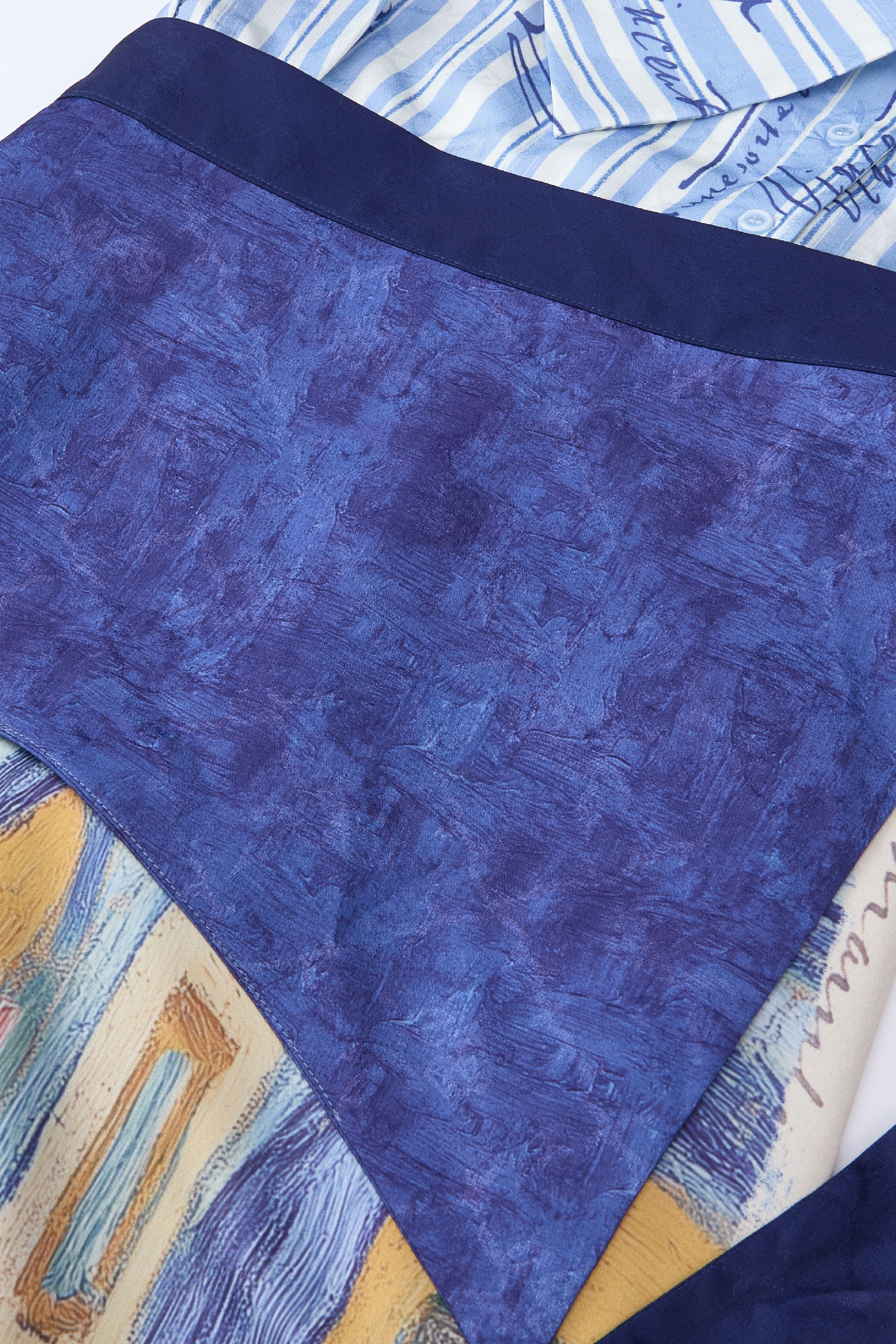 Lapel Collar Printed Dress