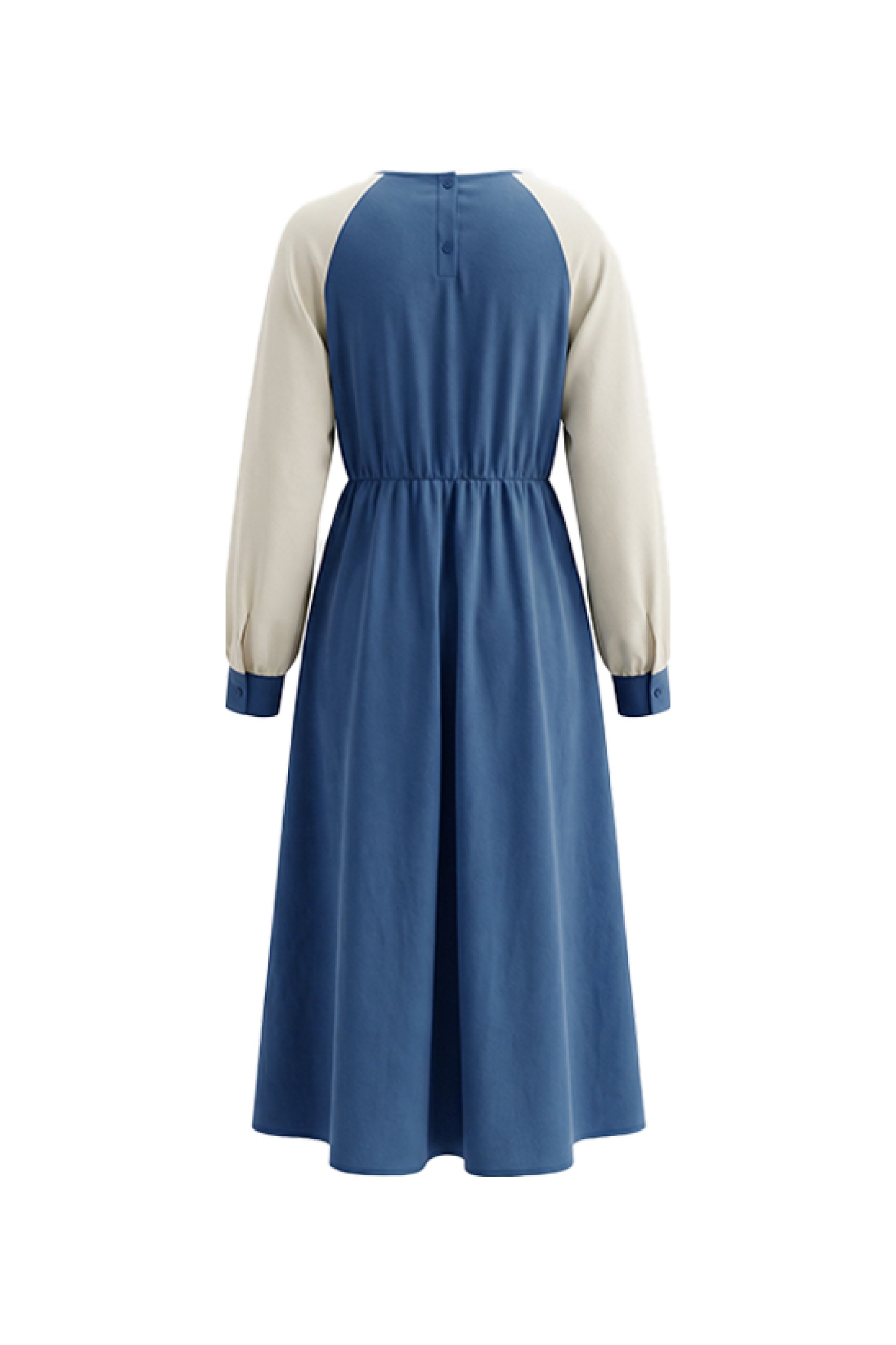 Printed Waist-Cinching Dress