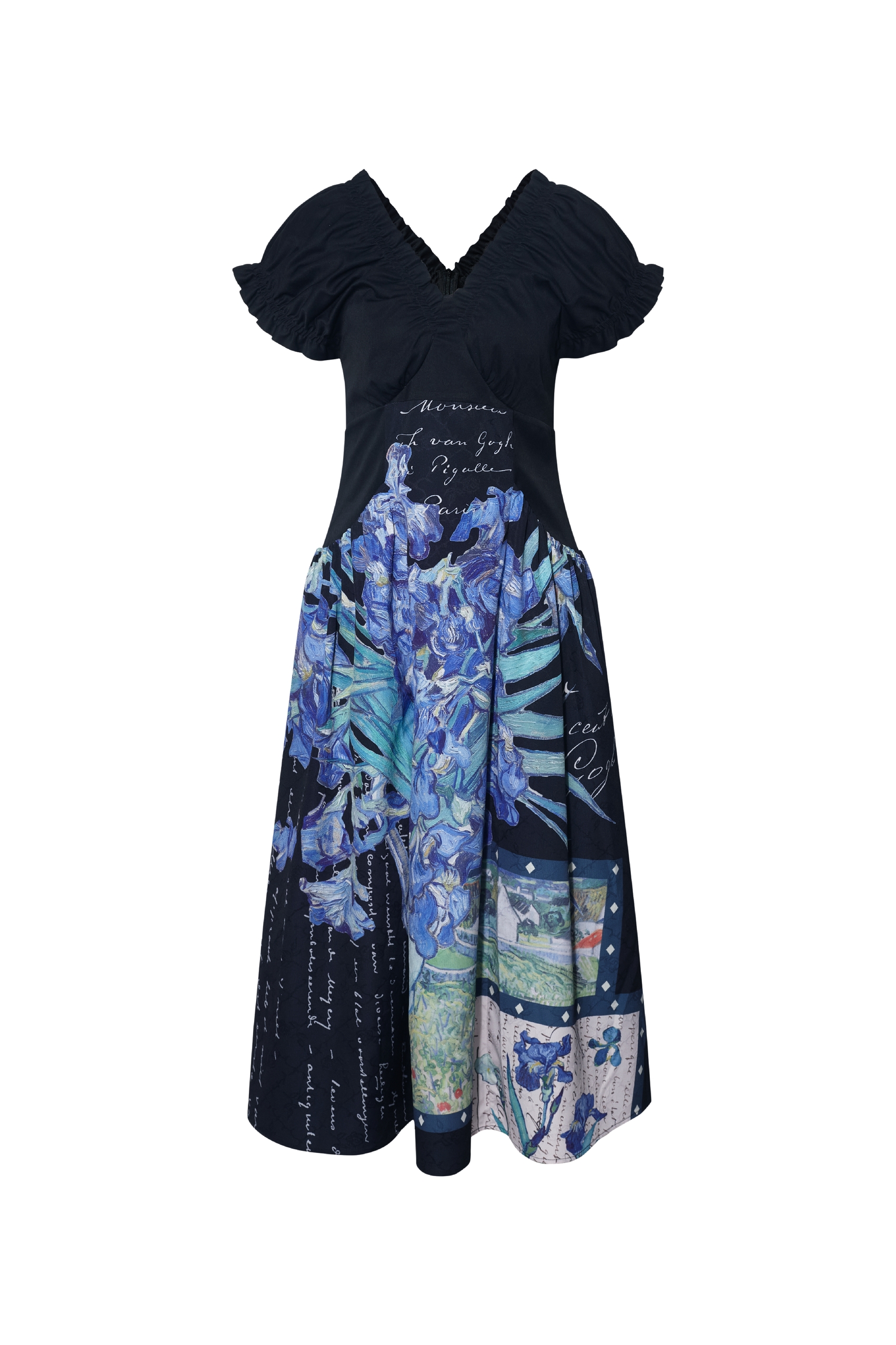 Vintage Floral A-Line Dress