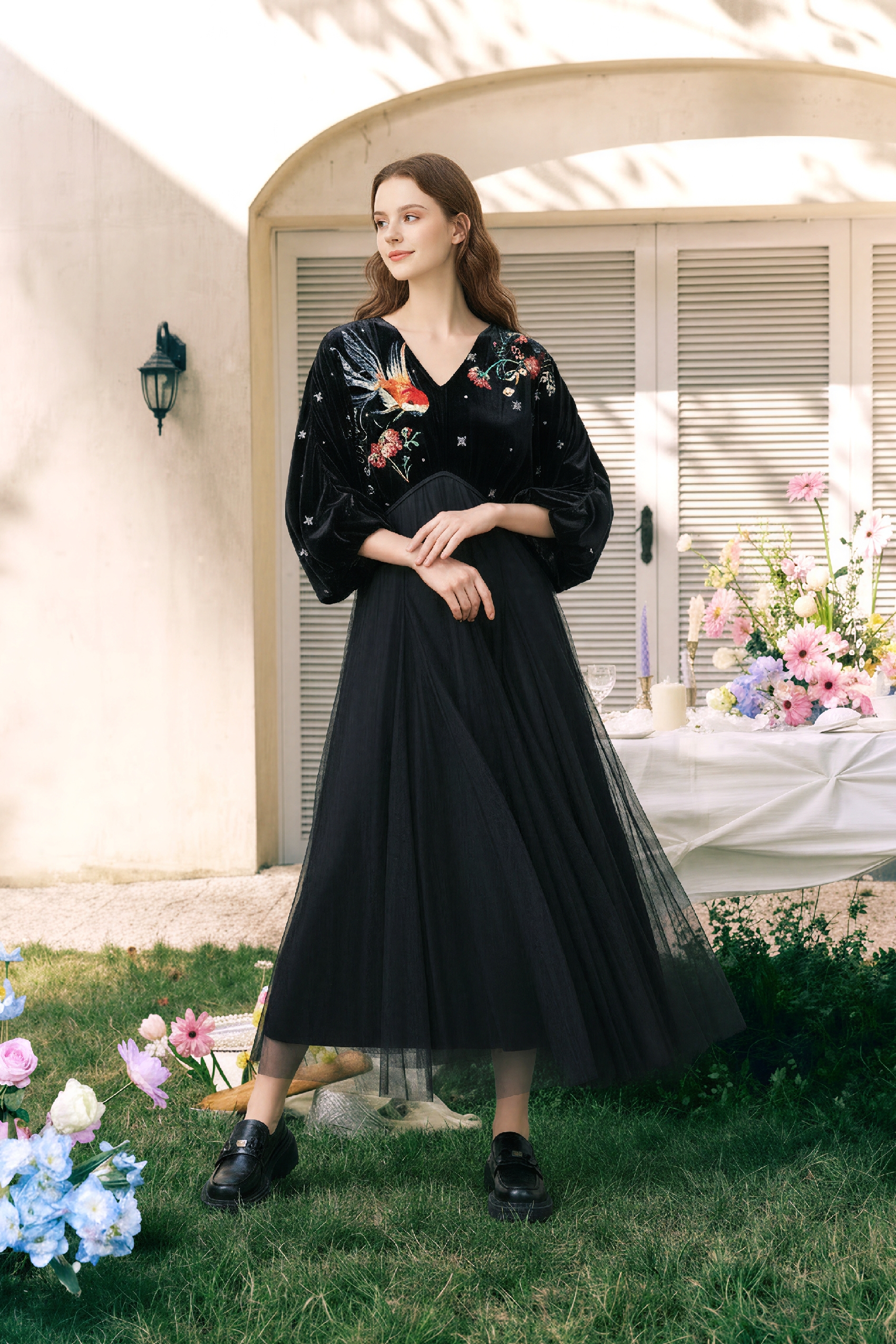 Vintage Patchwork Dress