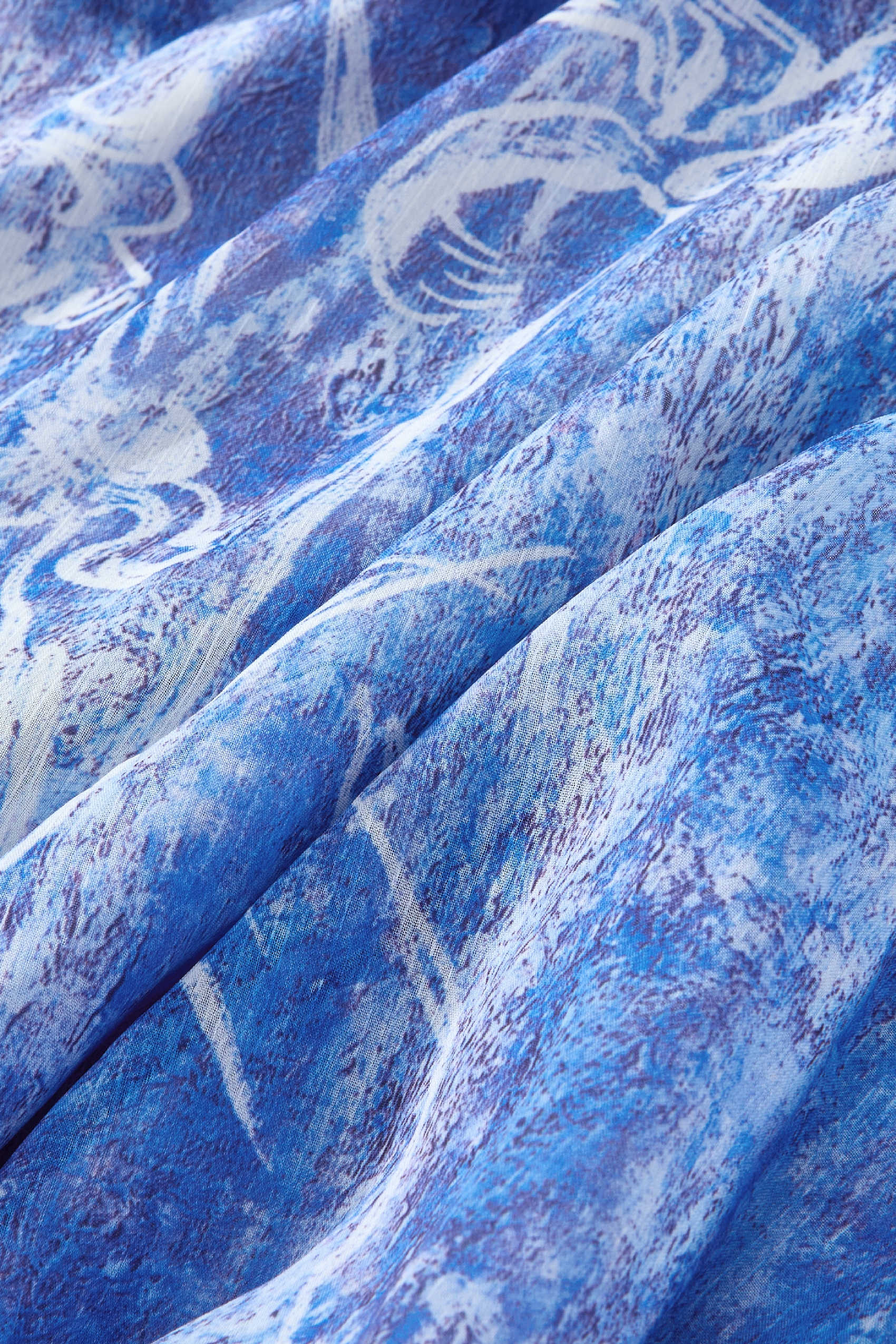 Off-Shoulder Printed Dress