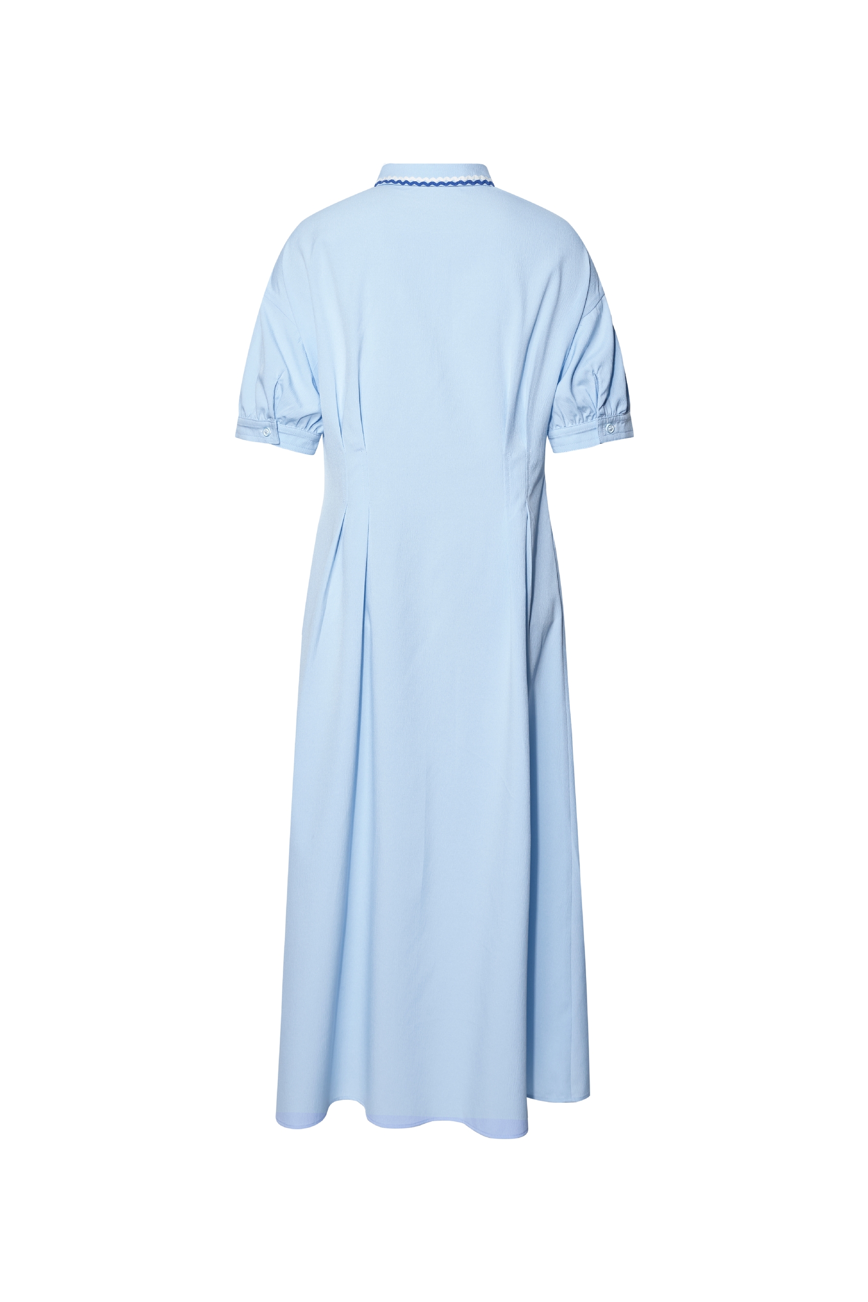 Waist-Cinching Printed Dress