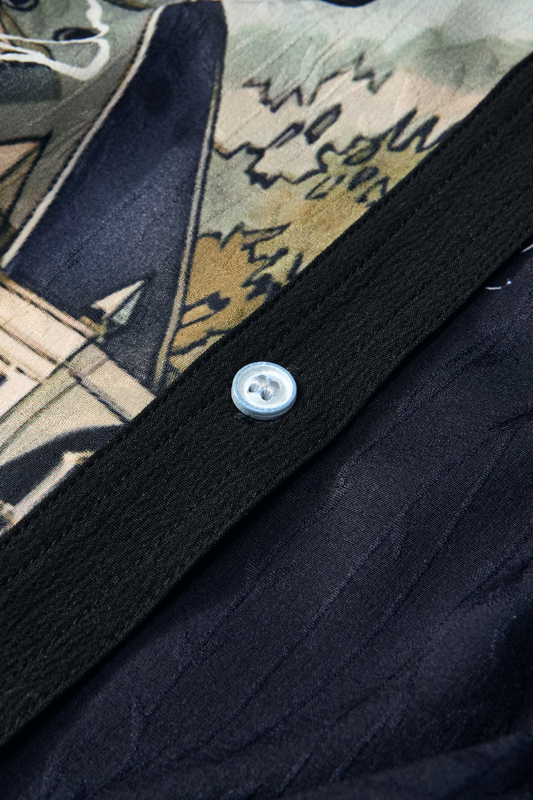 Waist-Cinching Printed Dress