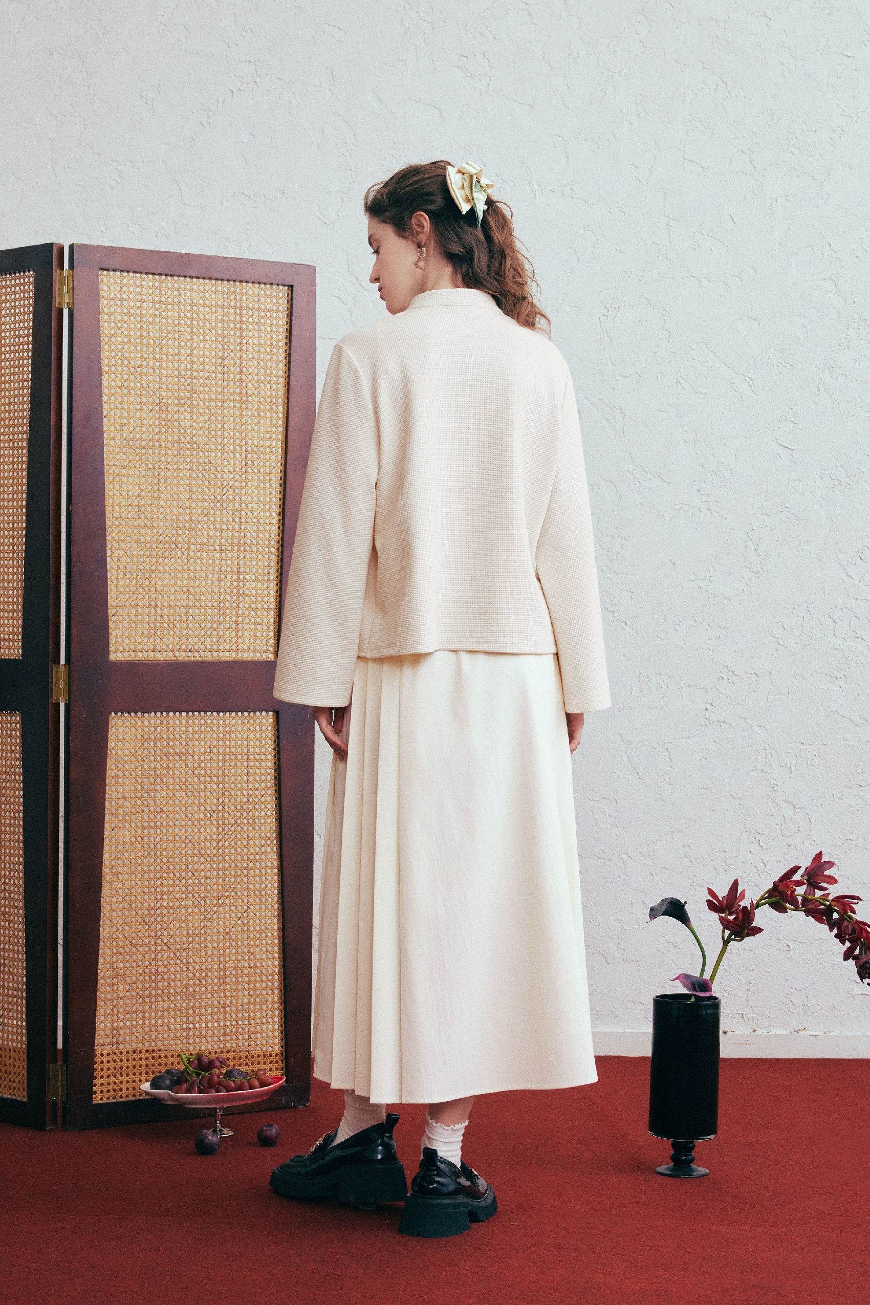 Modern Chinese-Style Frog-Button Cardigan