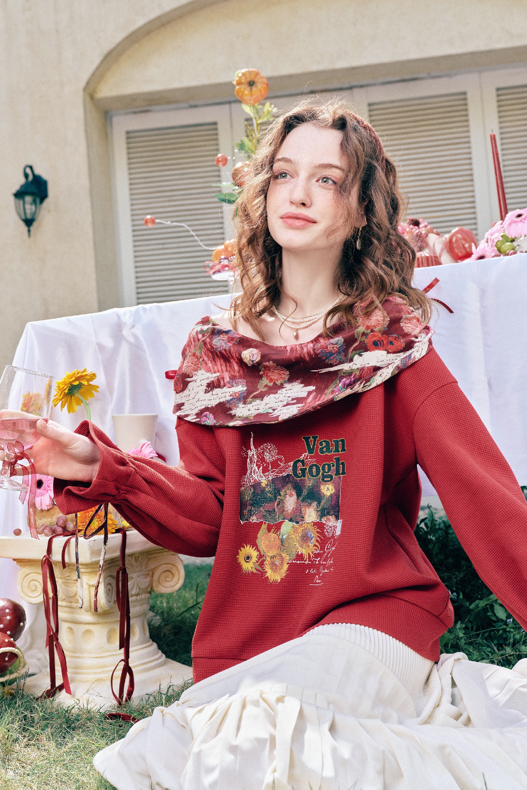 Red Relaxed-Fit T-Shirt