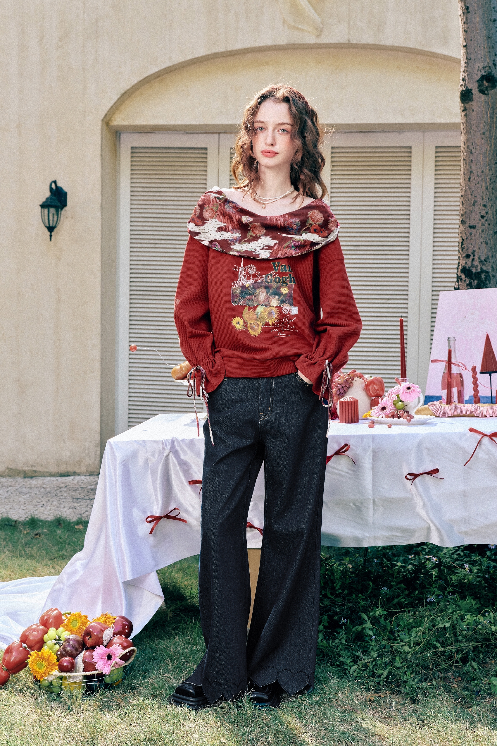 Red Relaxed-Fit T-Shirt